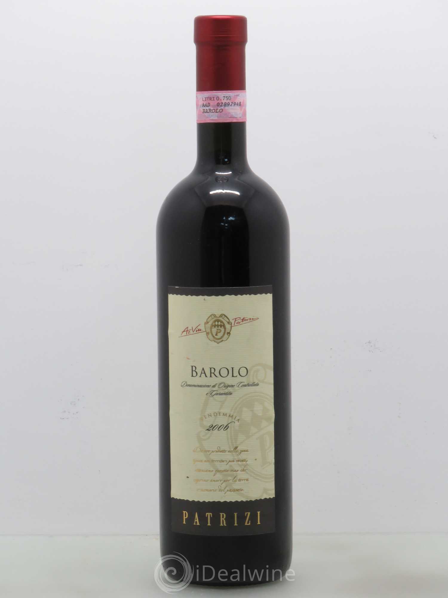 Barolo Patrizi 2006 - Posten von 1 Flasche - 0