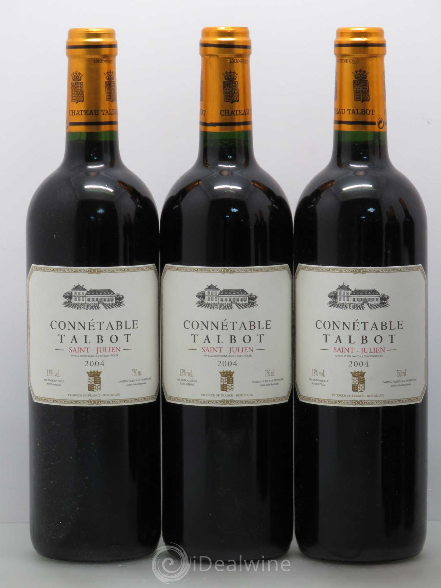 Connétable de Talbot Second Vin 2004 - Lot de 6 bouteilles - 1