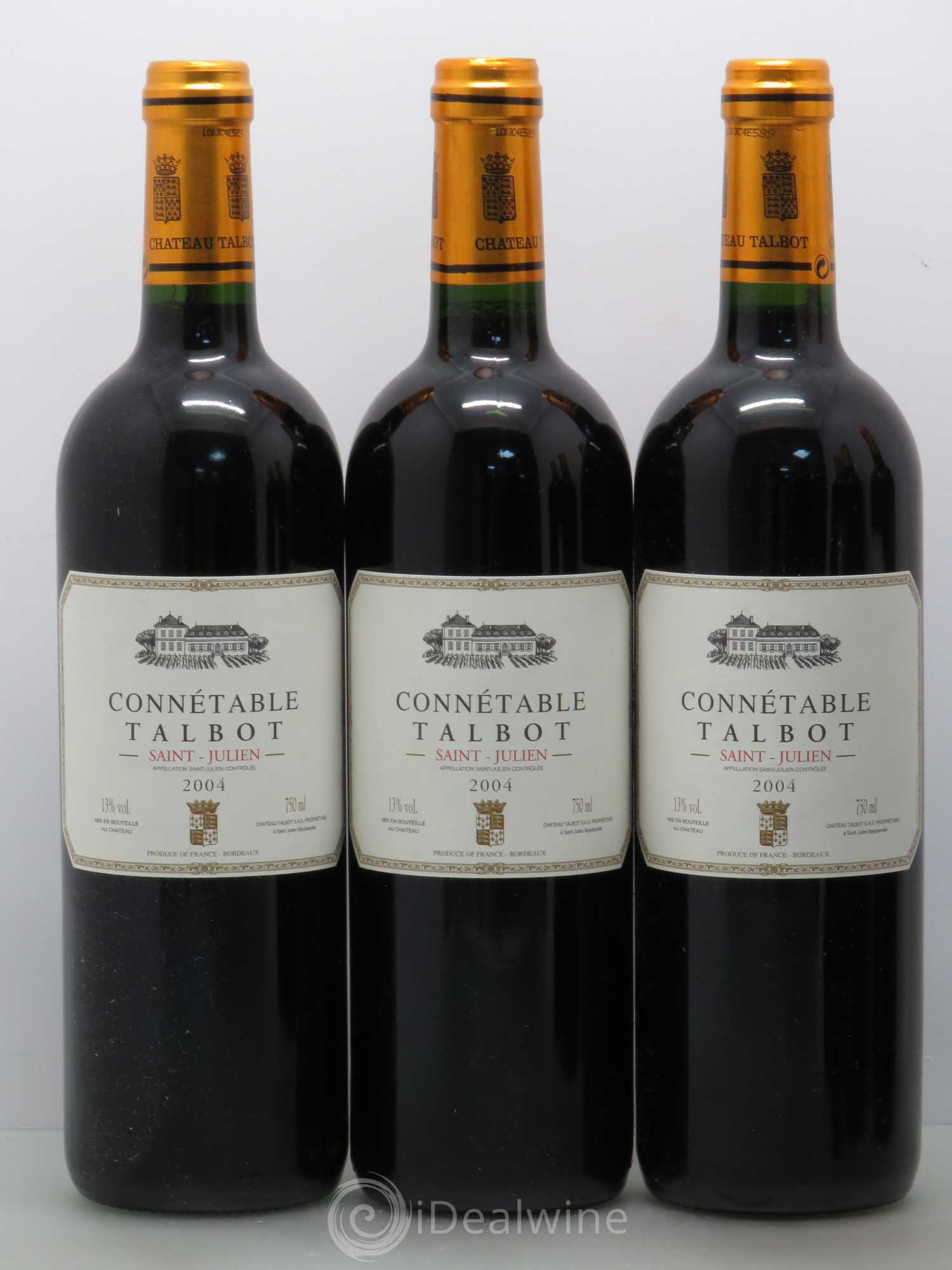 Connétable de Talbot Second Vin 2004 - Lot de 6 bouteilles - 2