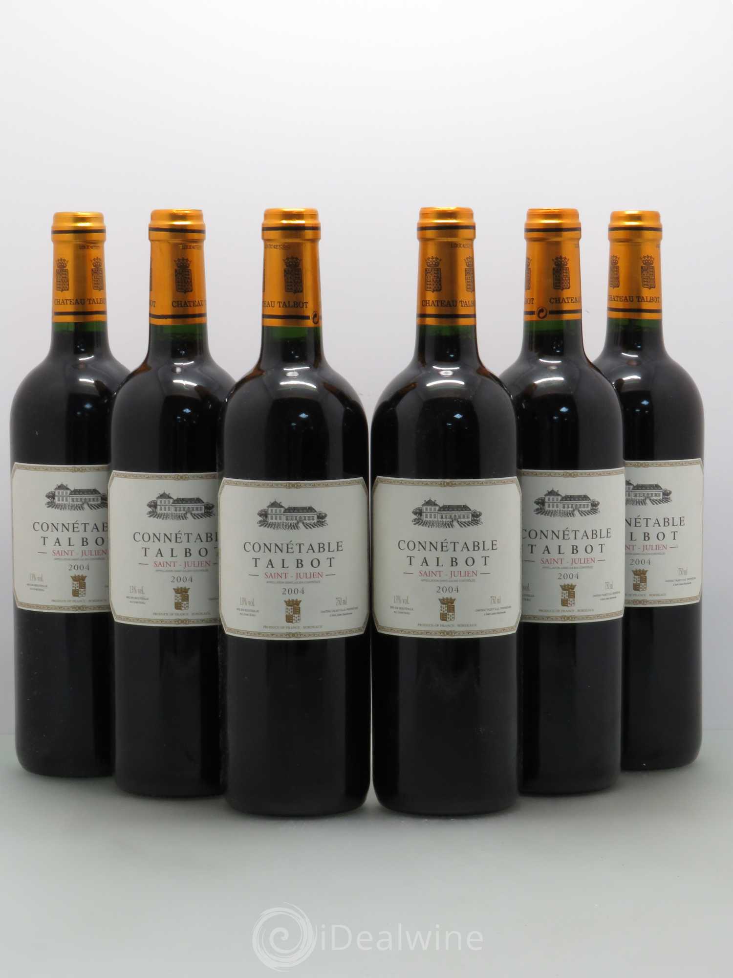 Connétable de Talbot Second Vin 2004 - Lot de 6 bouteilles - 0