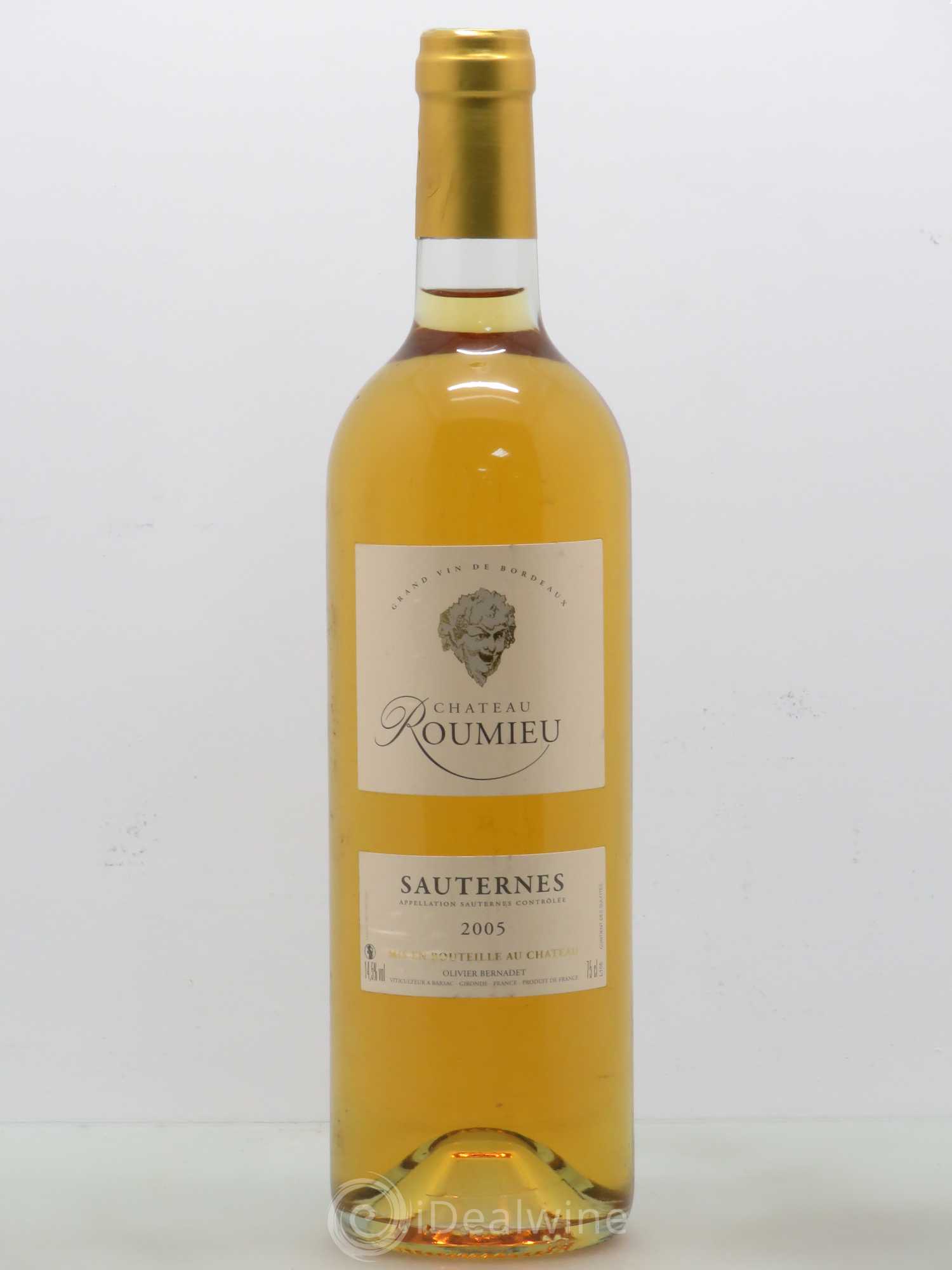 Sauternes Chateau Roumieu 2005 - Lotto di 1 bottiglia - 0