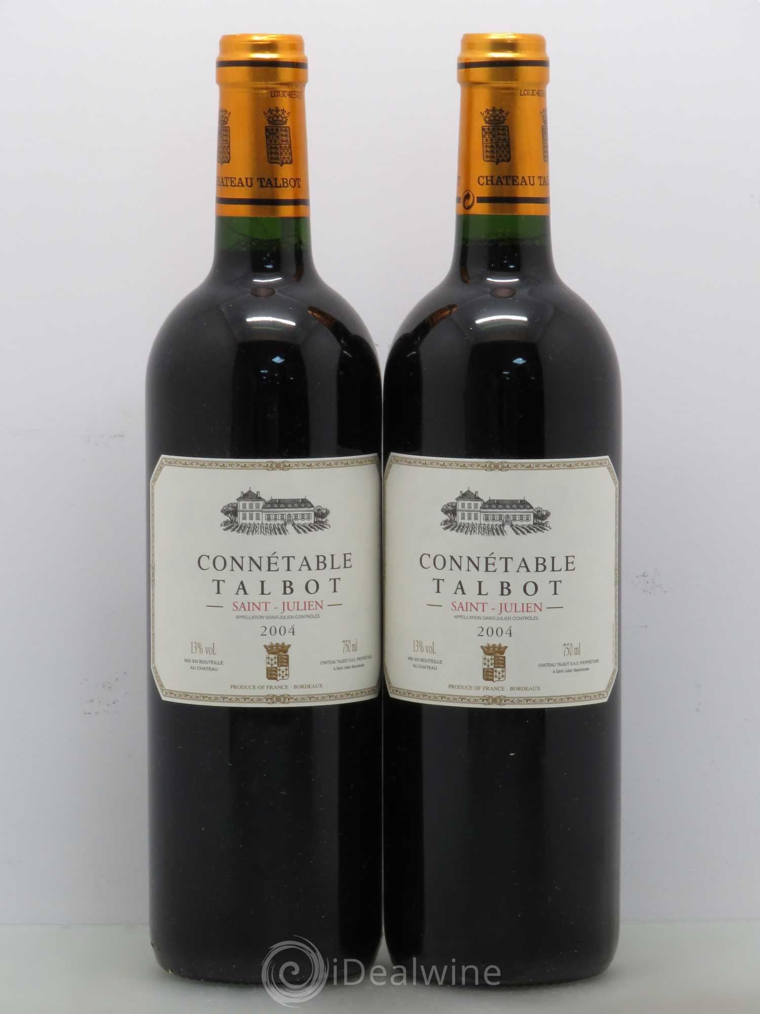 Connétable de Talbot Second Vin 2004 - Lot de 2 bouteilles - 0