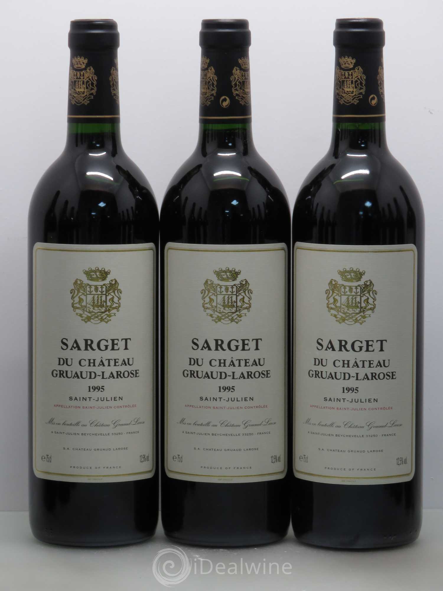 Sarget de Gruaud Larose Second Vin 1995 - Lot de 12 bouteilles - 1