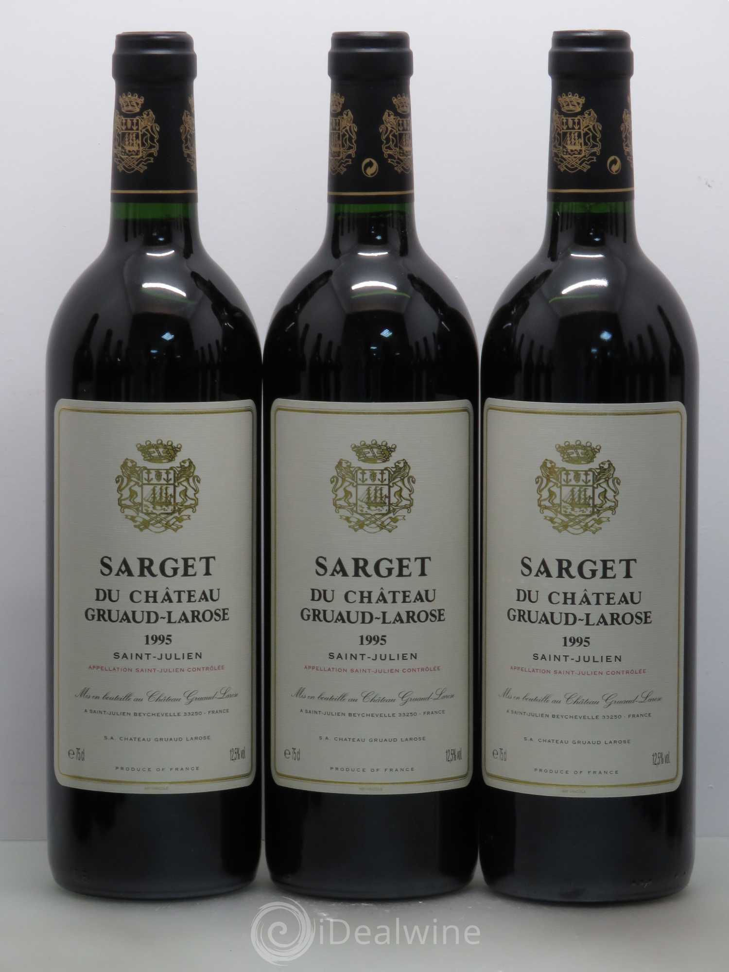 Sarget de Gruaud Larose Second Vin 1995 - Lot de 12 bouteilles - 2