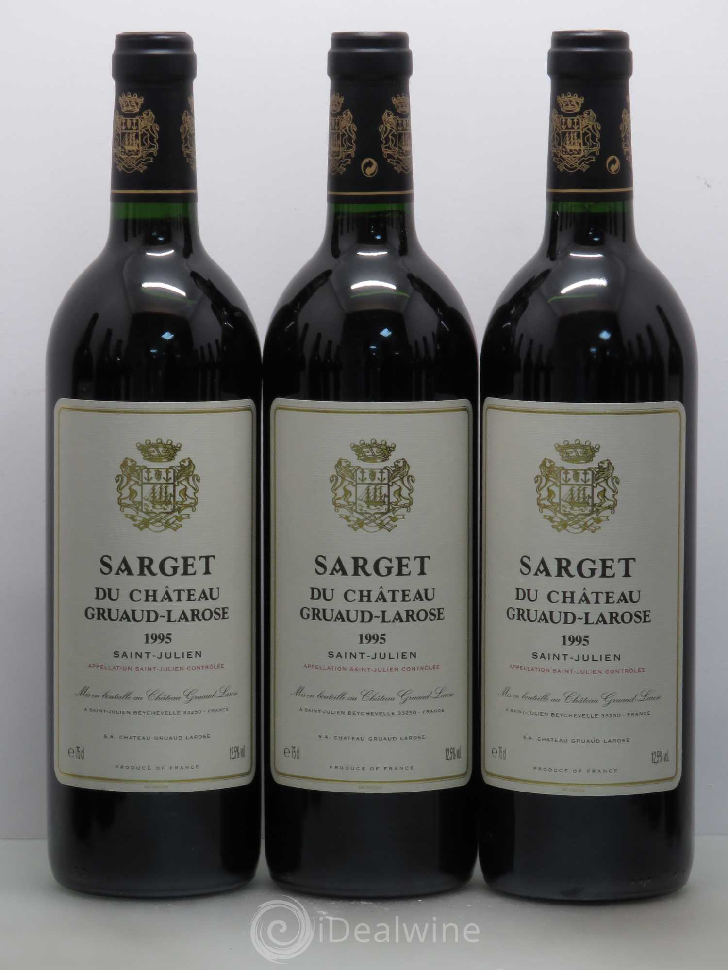 Sarget de Gruaud Larose Second Vin 1995 - Lot de 12 bouteilles - 3