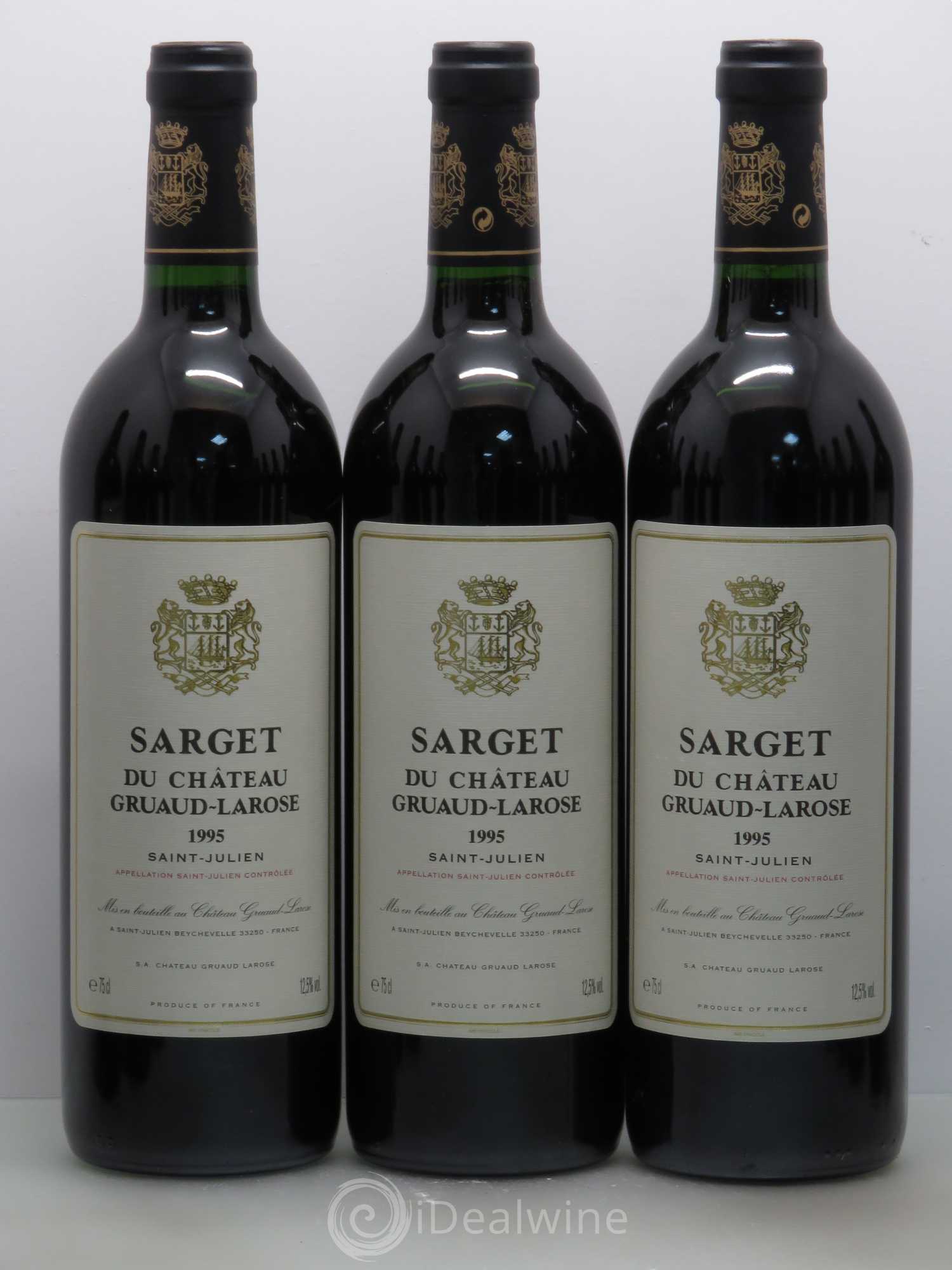 Sarget de Gruaud Larose Second Vin 1995 - Lot de 12 bouteilles - 4
