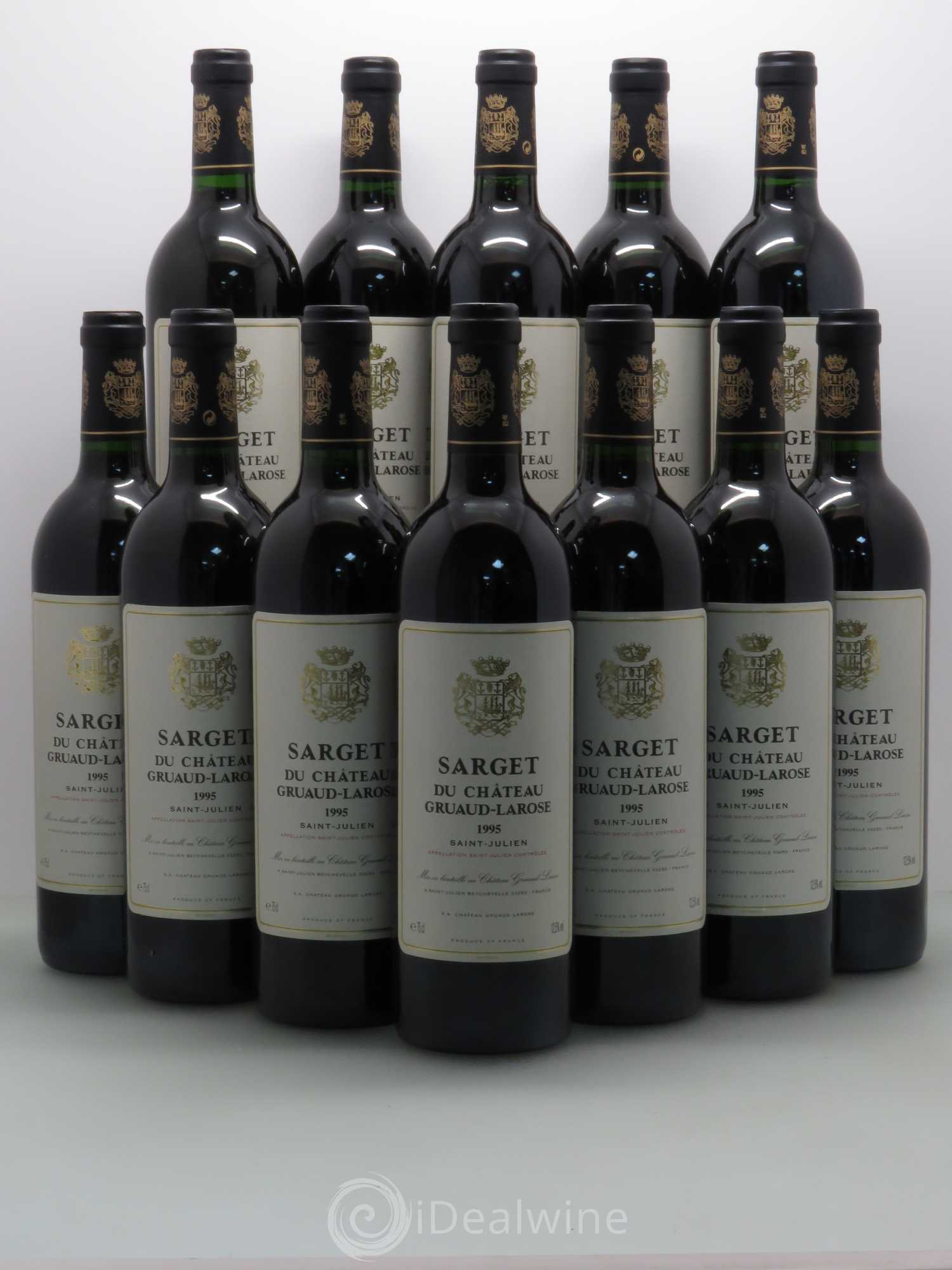 Sarget de Gruaud Larose Second Vin 1995 - Lot de 12 bouteilles - 0