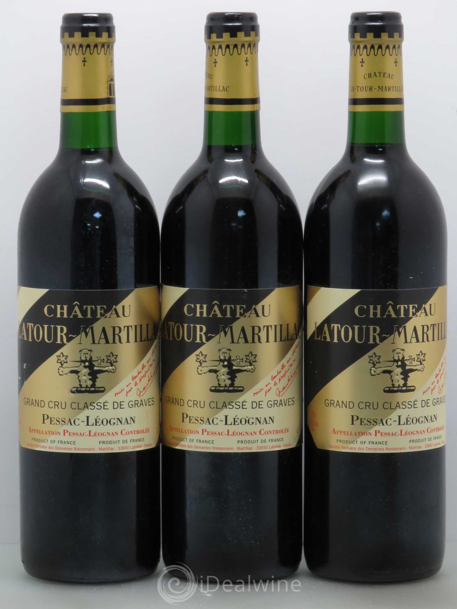 Château Latour-Martillac Cru Classé de Graves 1993 - Lot de 6 bouteilles - 2