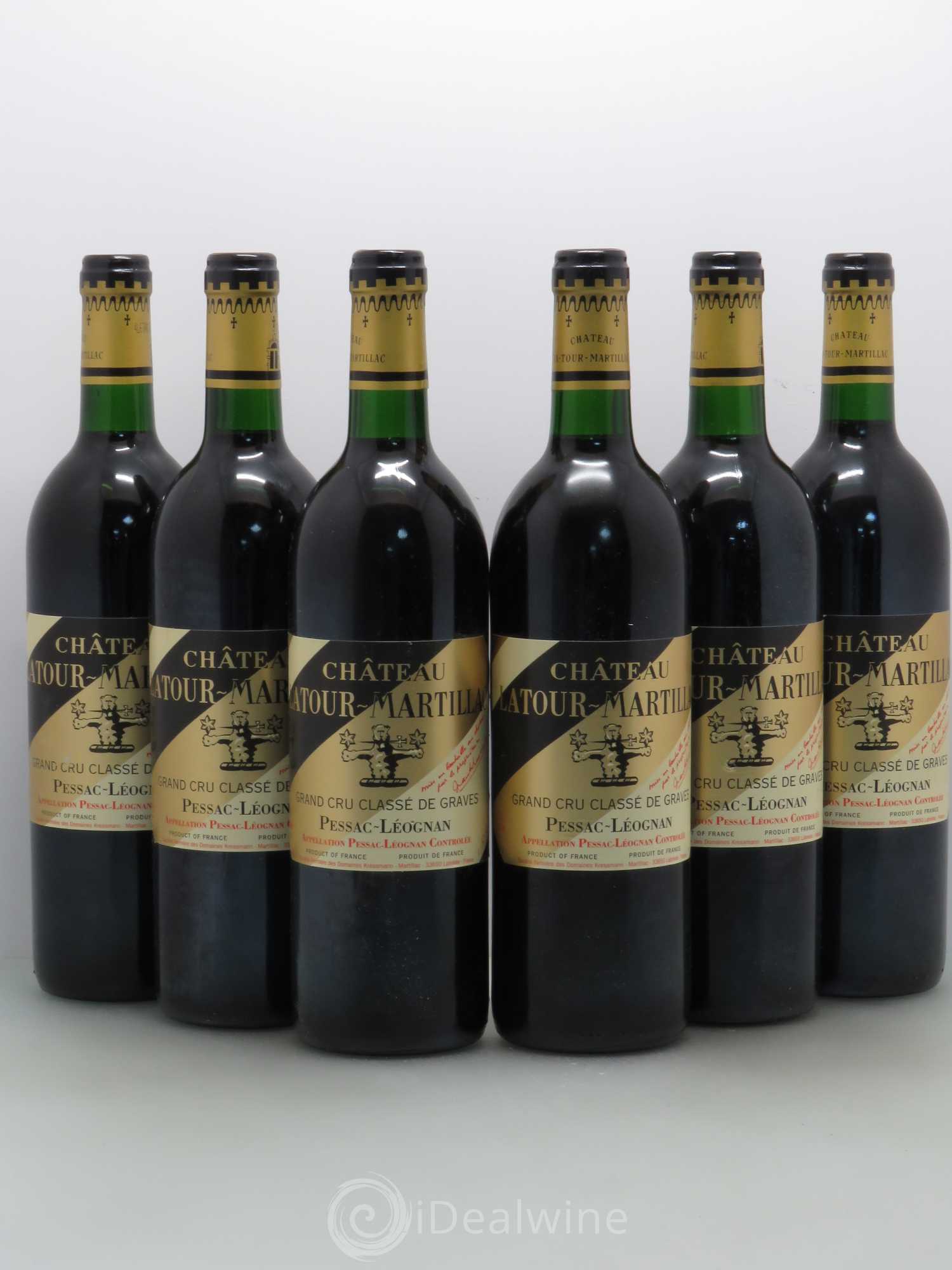 Château Latour-Martillac Cru Classé de Graves 1993 - Lot de 6 bouteilles - 0