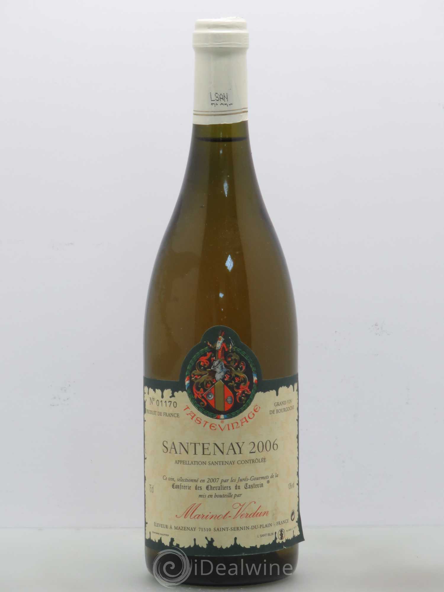 Santenay Marinot Verdun. (sans prix de réserve) 2006 - Posten von 1 Flasche - 0
