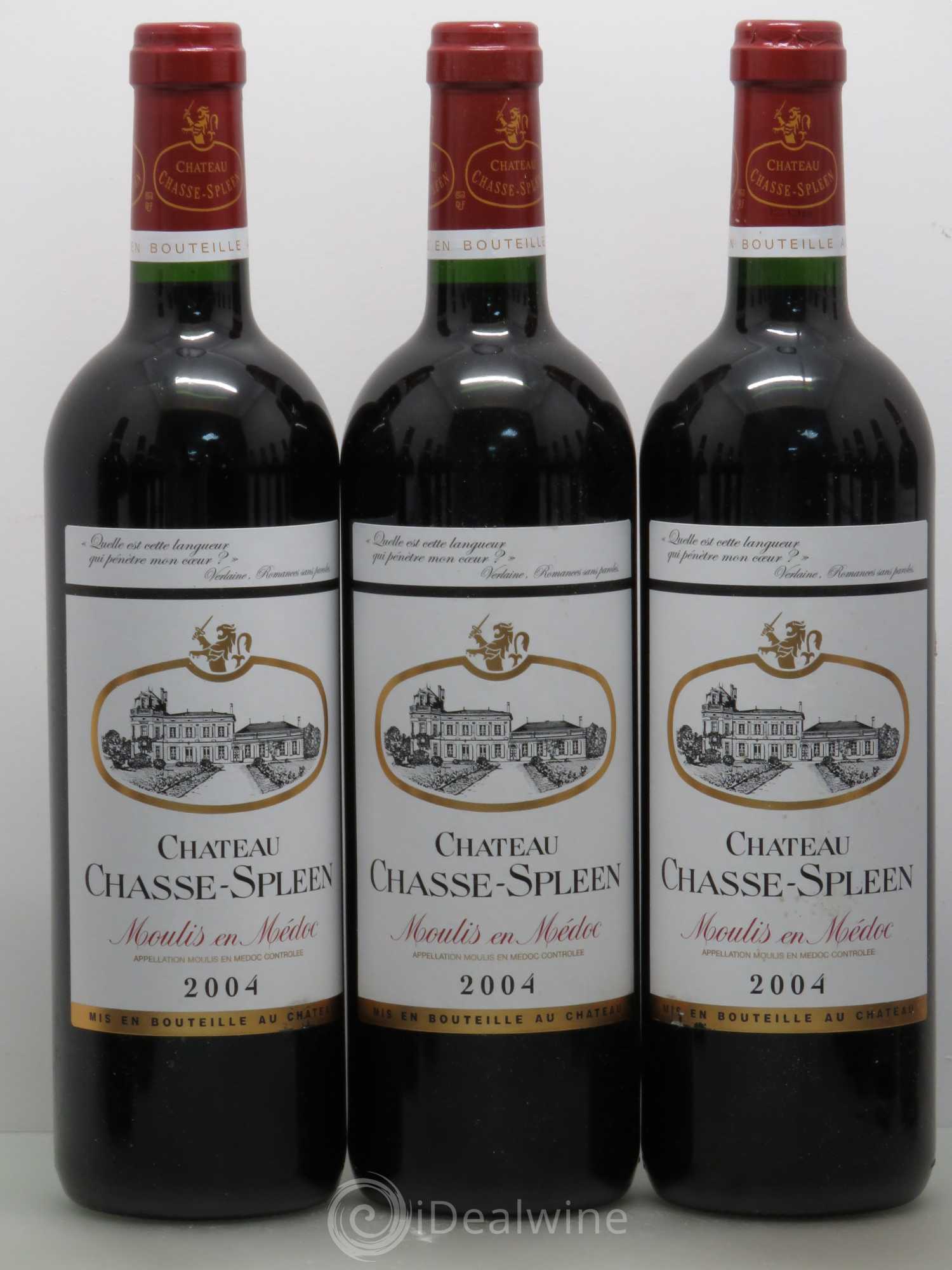 Château Chasse Spleen 2004 - Lot de 12 bouteilles - 1