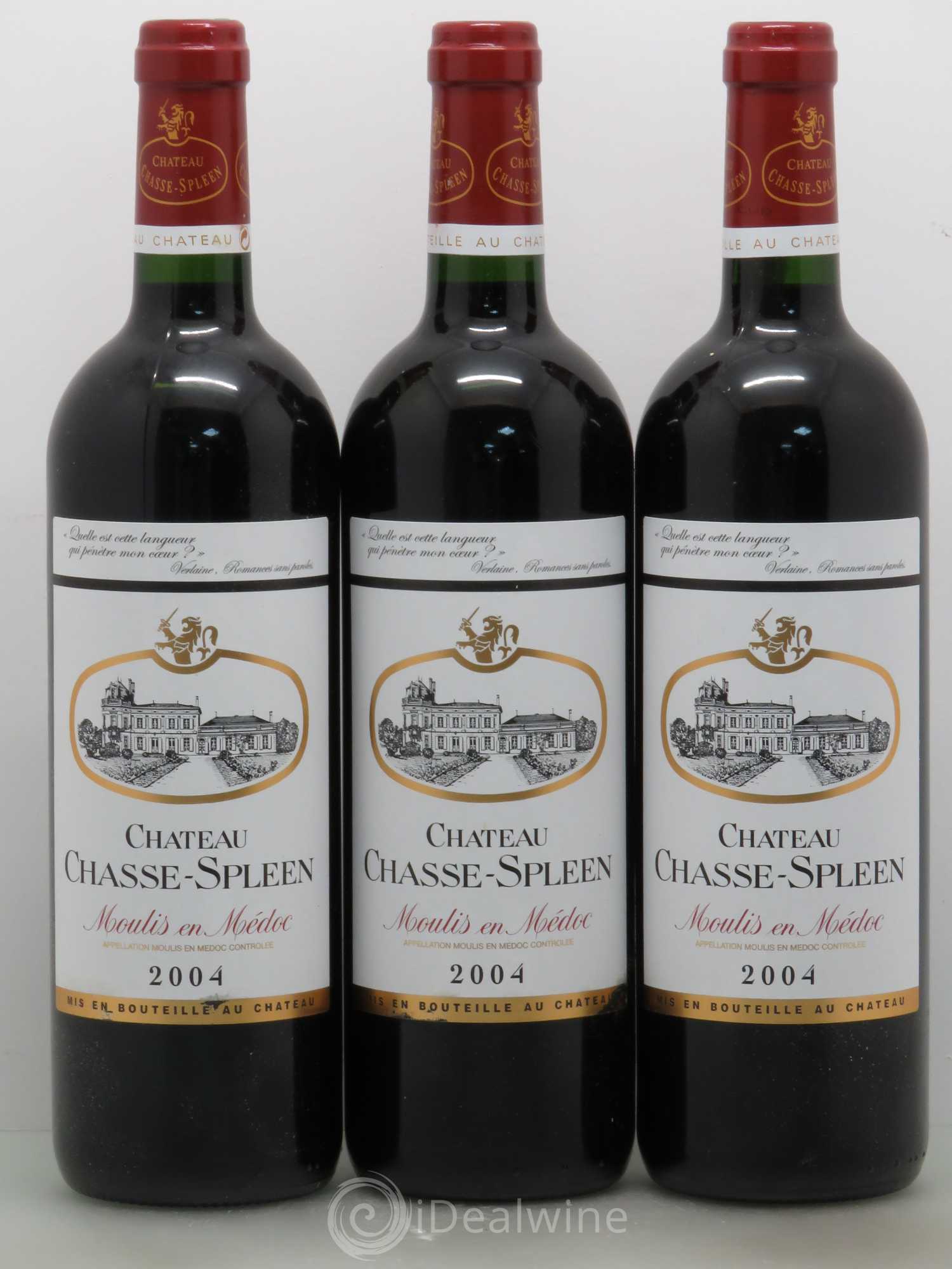 Château Chasse Spleen 2004 - Lot de 12 bouteilles - 4