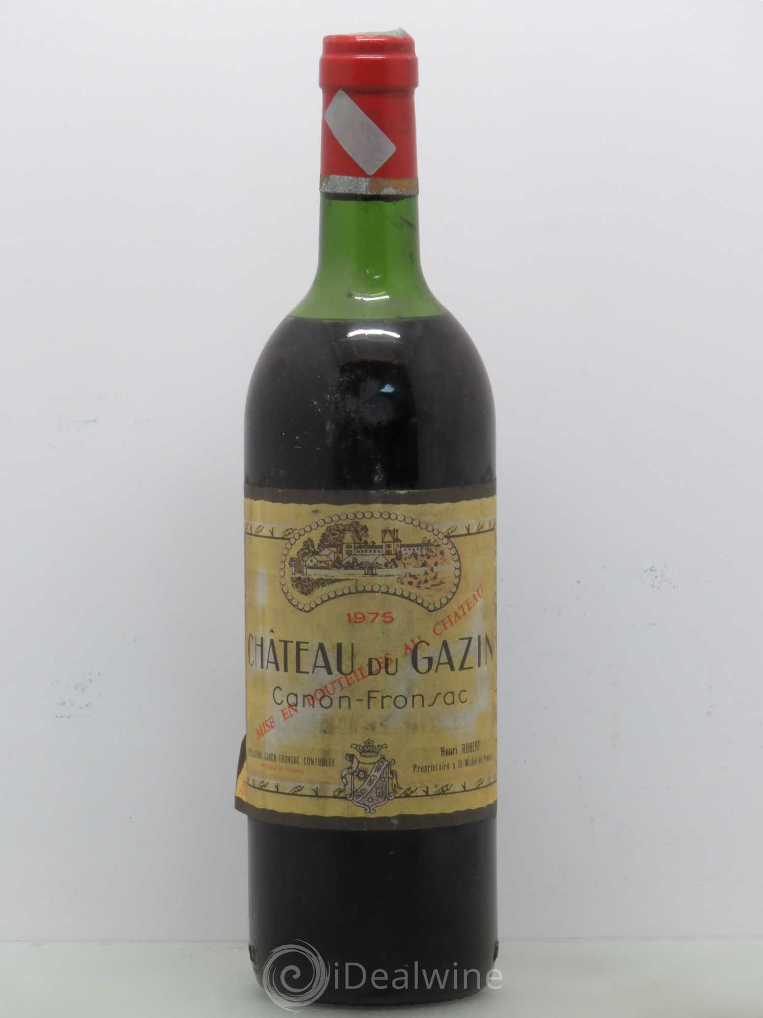 Canon-Fronsac Château du Gazin 1976 - Posten von 1 Flasche - 0