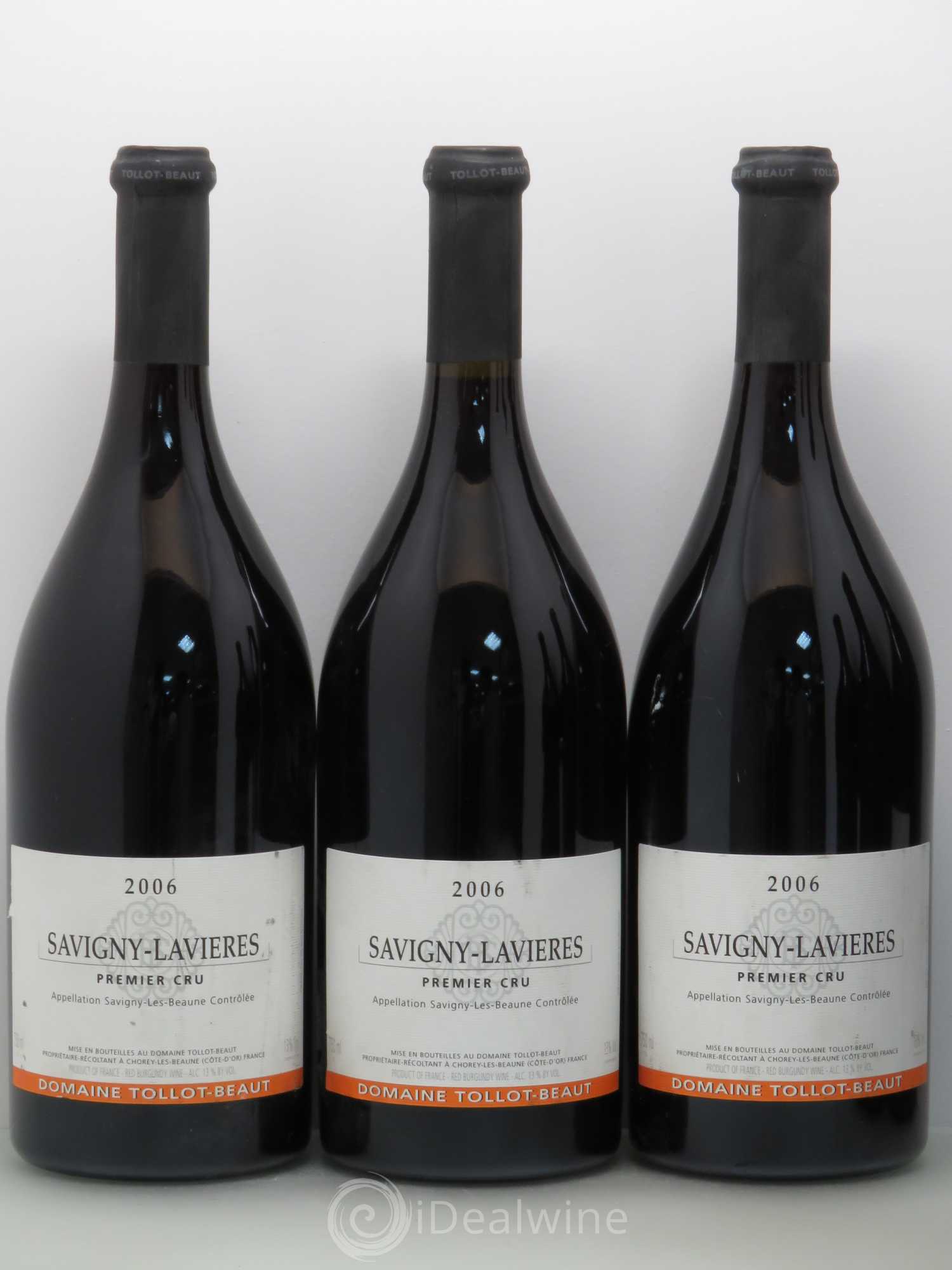 Savigny-lès-Beaune 1er Cru Les Lavières Tollot Beaut (Domaine) 2006 - Lot de 6 bouteilles - 1