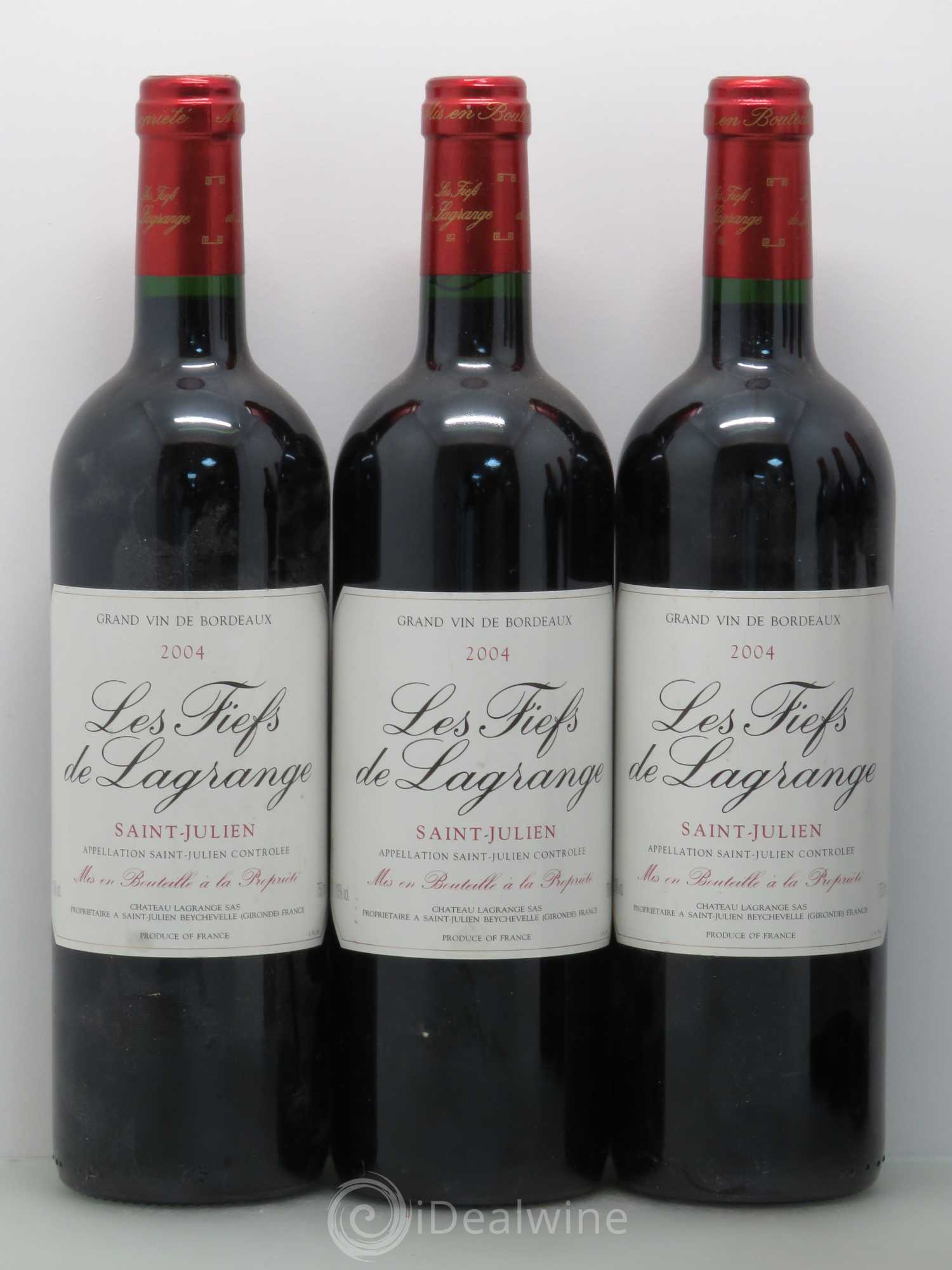 Les Fiefs de Lagrange Second Vin 2004 - Lot de 6 bouteilles - 1