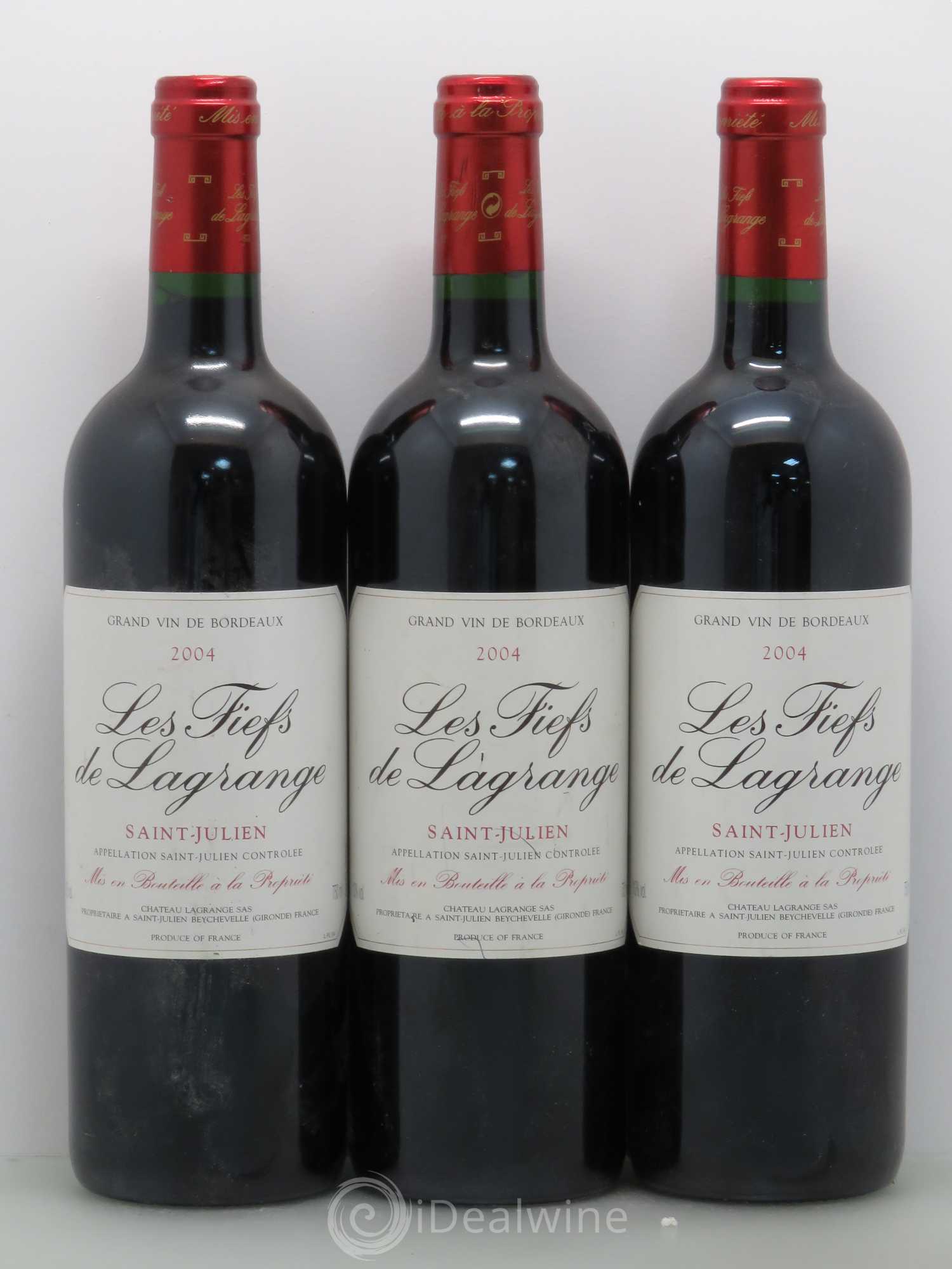 Les Fiefs de Lagrange Second Vin 2004 - Lot de 6 bouteilles - 2