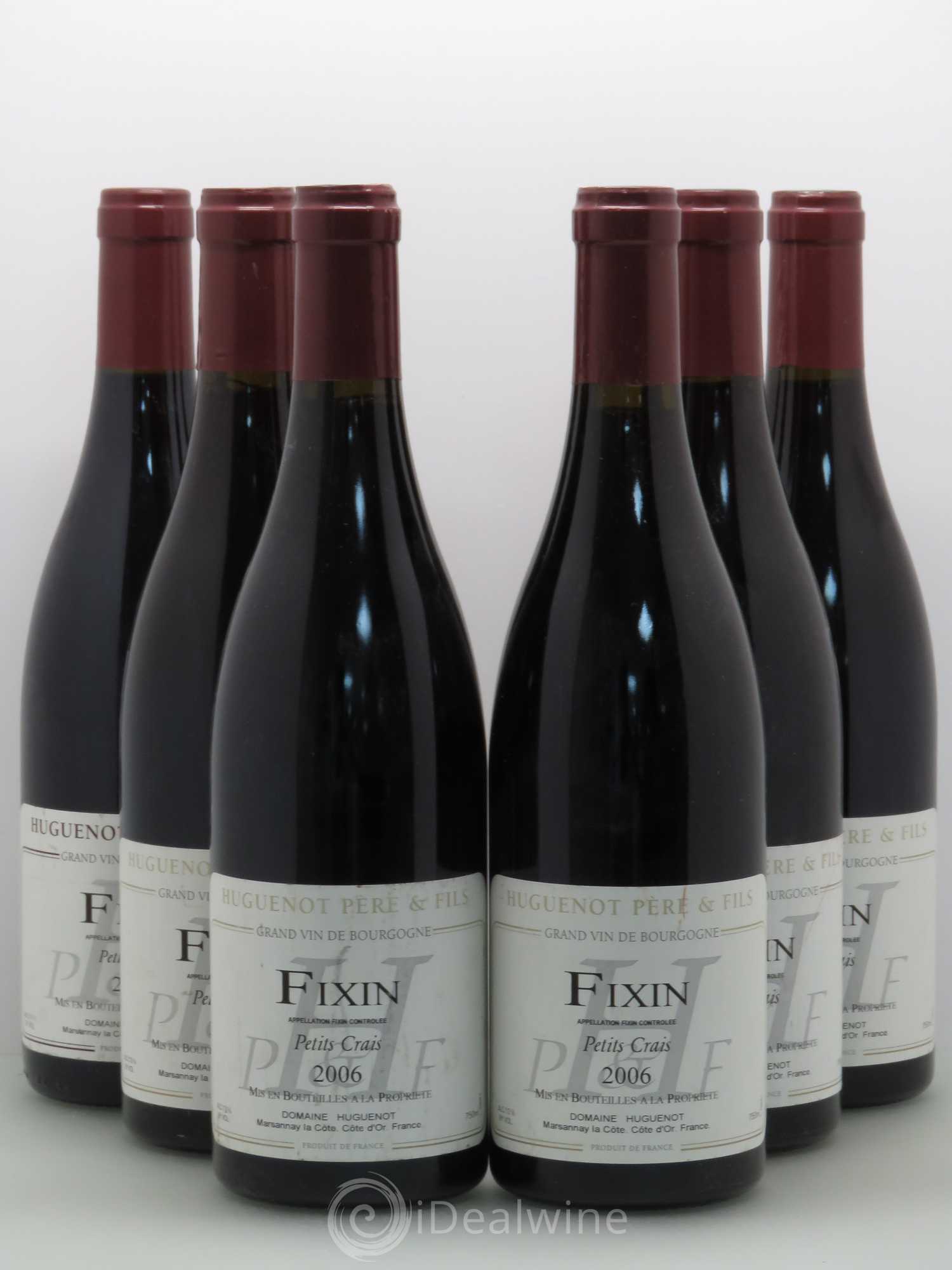 Fixin Les Petits Crais Domaine Huguenot 2006 - Posten von 6 Flaschen - 0