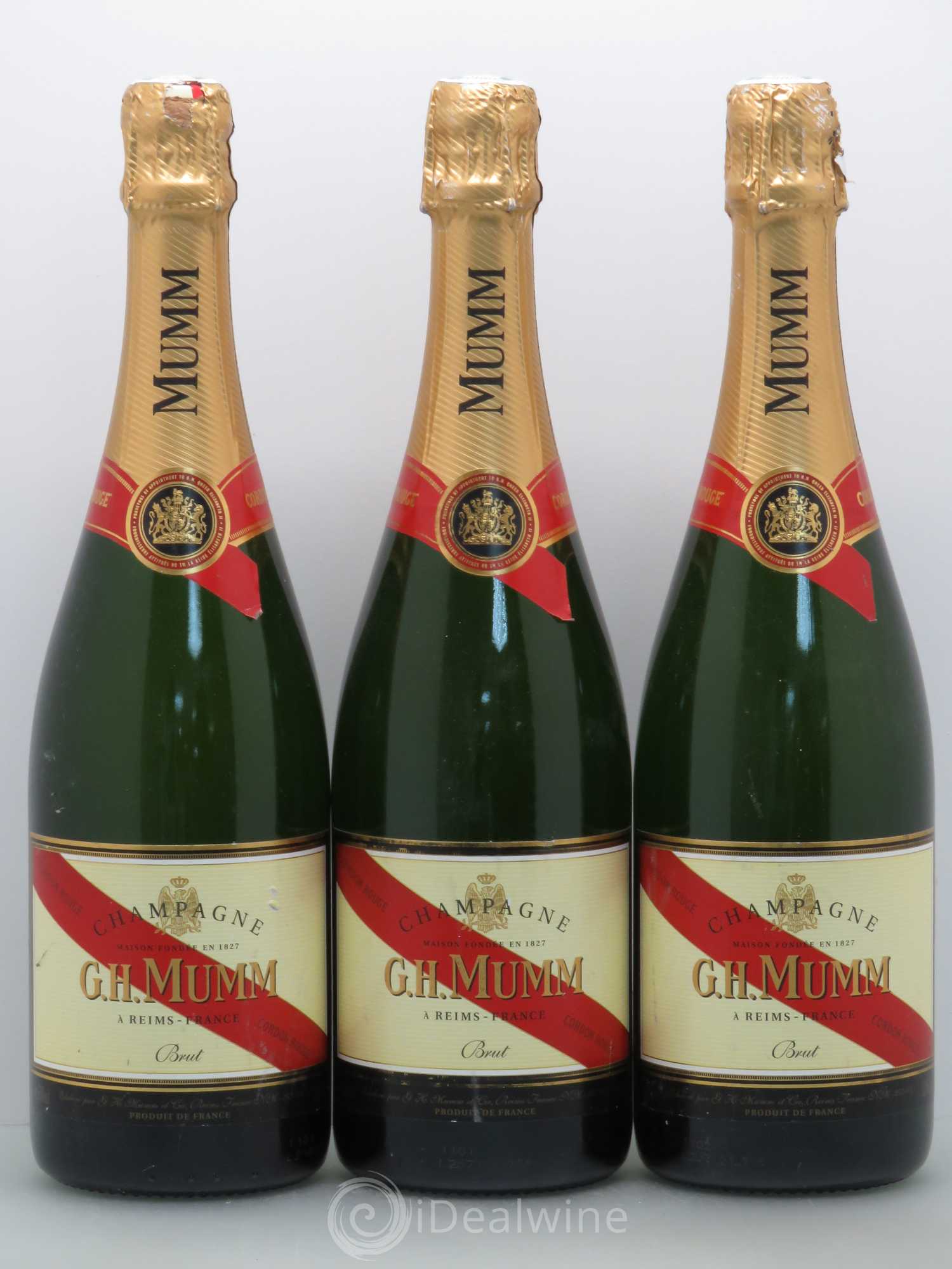 Champagne Champagne Mumm Cordon Rouge - Lot de 3 bouteilles - 0