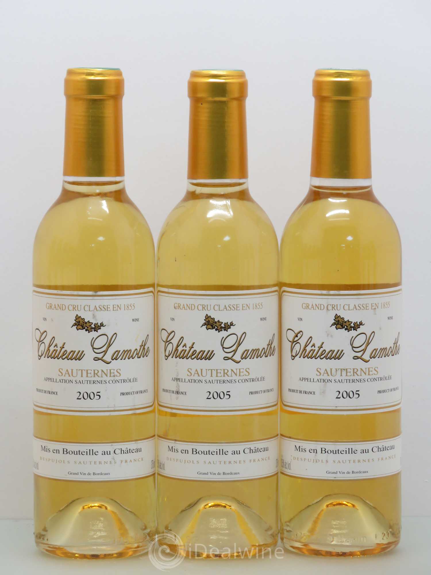 Château Lamothe 2ème Grand Cru Classé 2005 - Posten von 12 Demi-Flaschen - 1