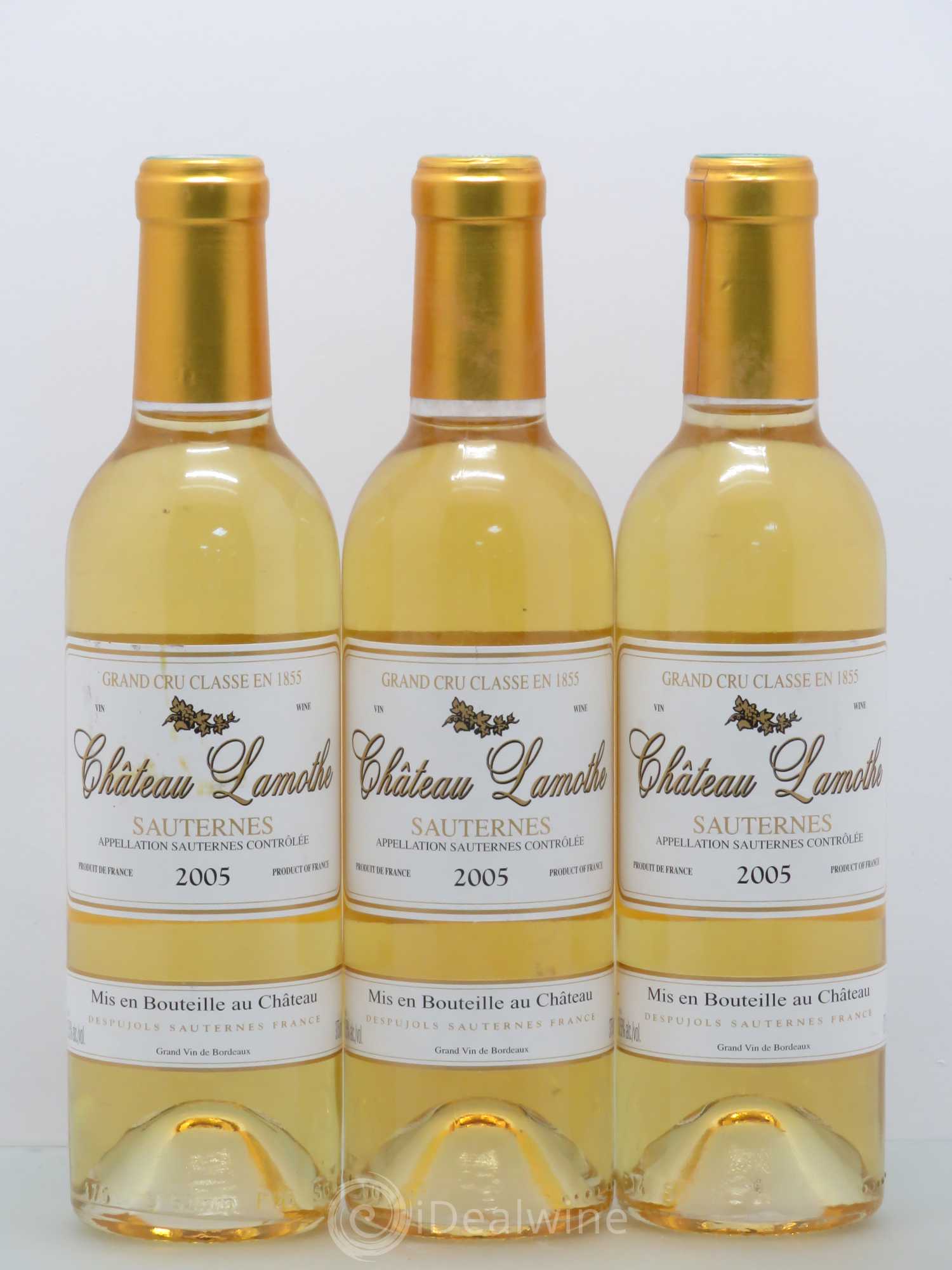 Château Lamothe 2ème Grand Cru Classé 2005 - Posten von 12 Demi-Flaschen - 4