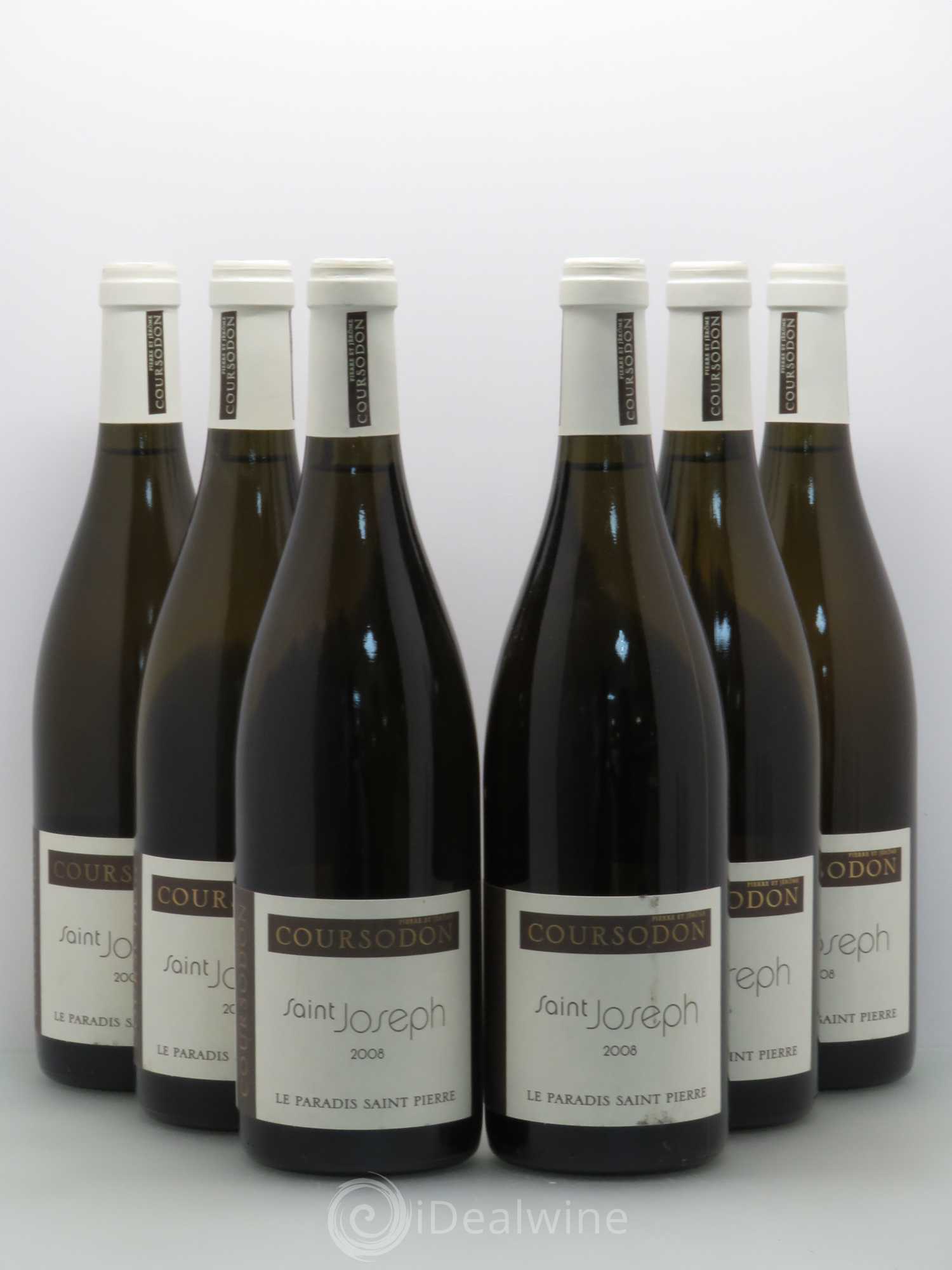 Saint-Joseph Paradis Saint Pierre Coursodon 2008 - Lot of 6 bottles - 0
