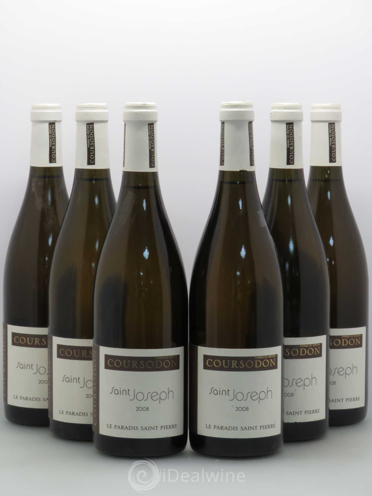 Saint-Joseph Paradis Saint Pierre Coursodon 2008 - Posten von 6 Flaschen - 0