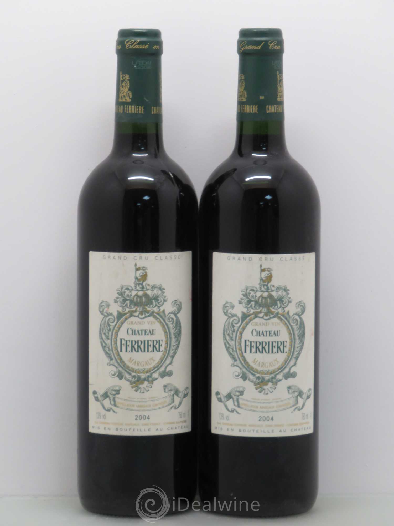 Château Ferrière 3ème Grand Cru Classé 2004 - Lot de 5 bouteilles - 2