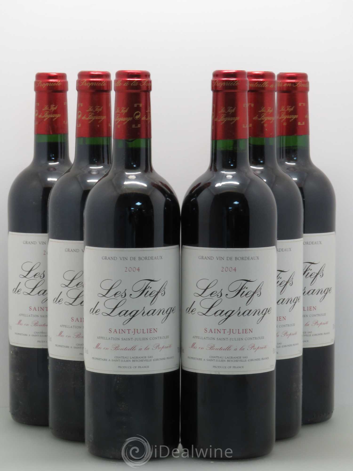 Les Fiefs de Lagrange Second Vin 2004 - Lot de 6 bouteilles - 0