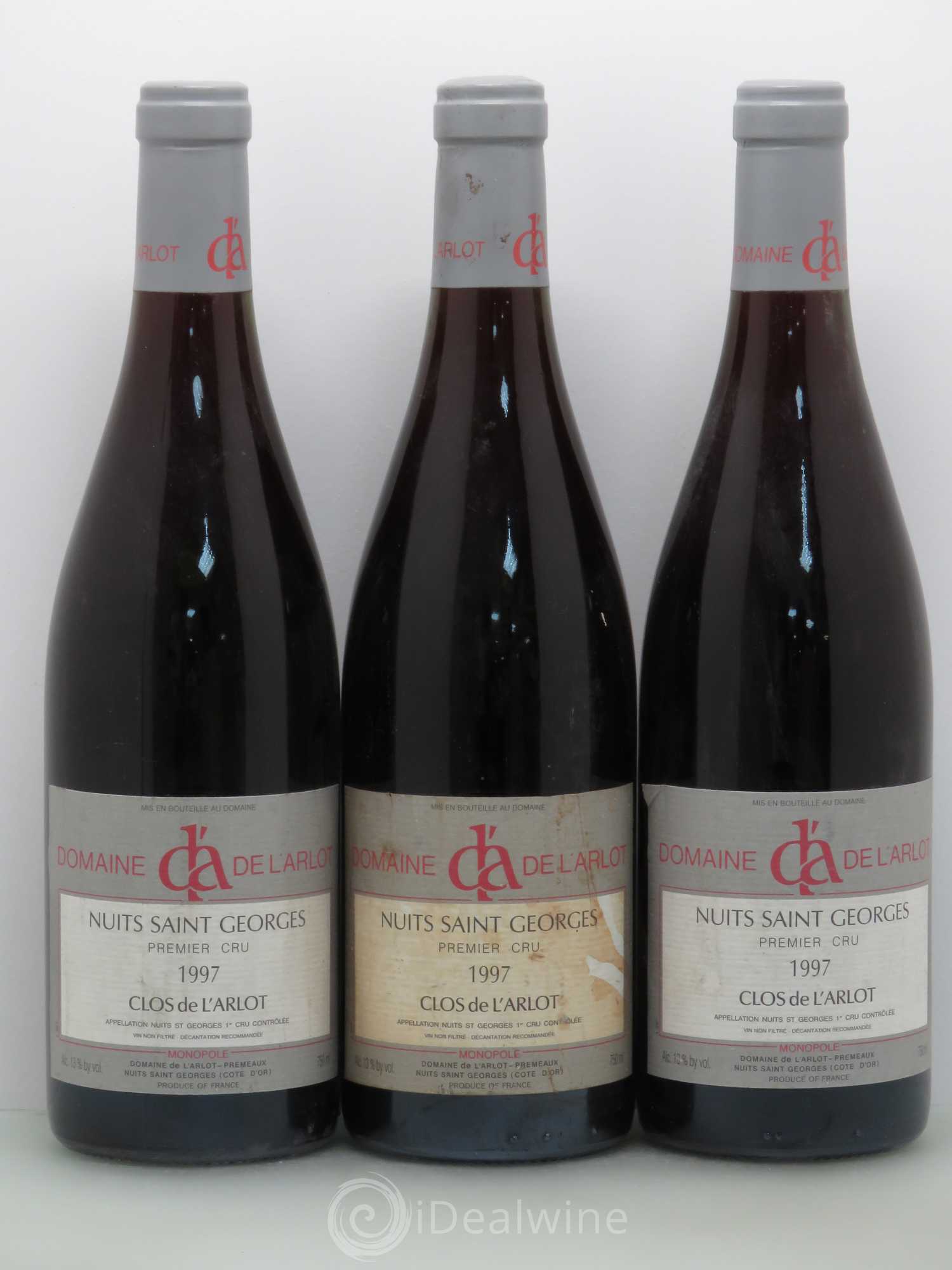 Nuits-Saint-Georges 1er Cru Clos Arlot 1997 - Lot de 6 bouteilles - 2