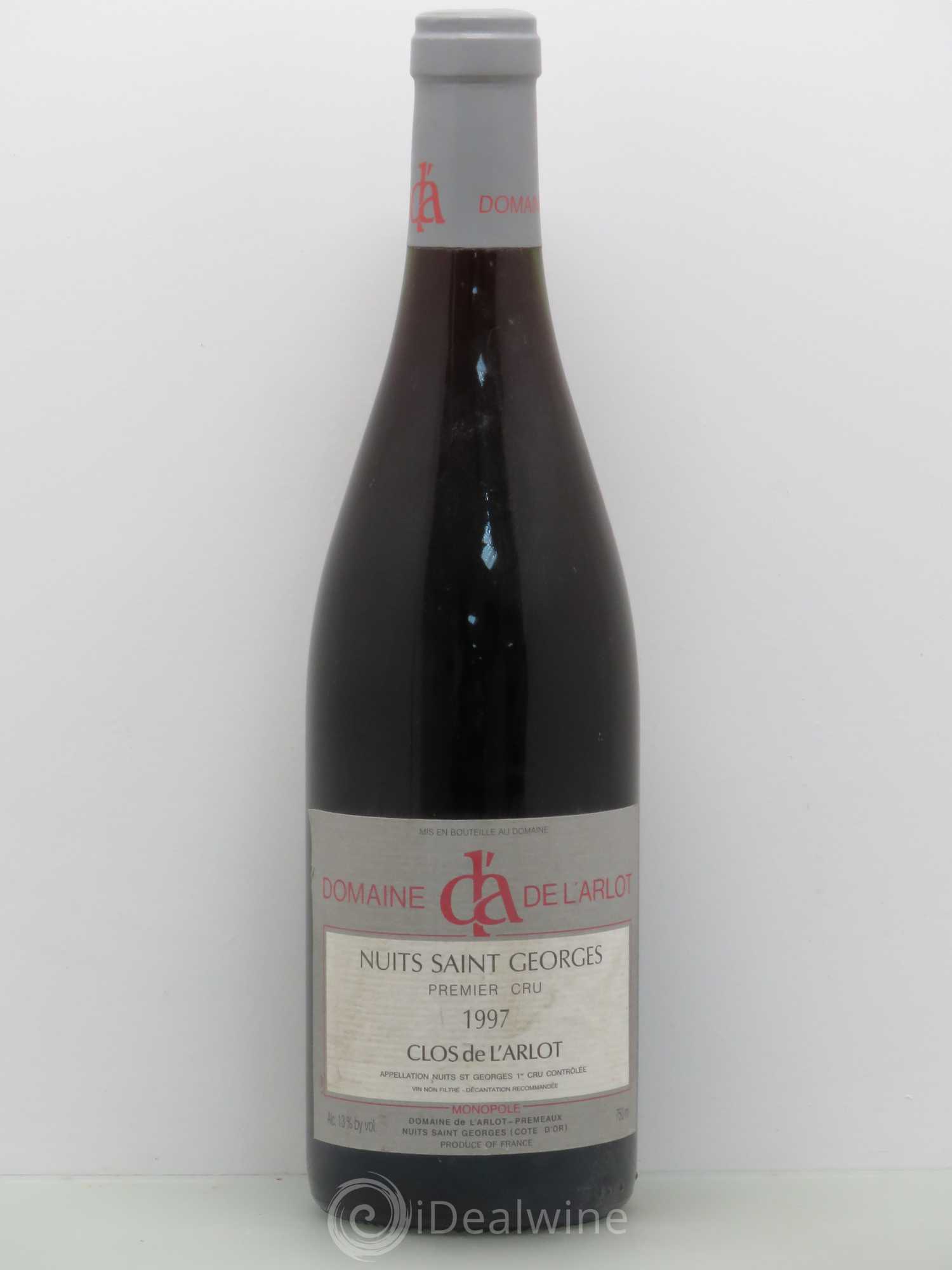Nuits-Saint-Georges 1er Cru Clos Arlot 1997 - Lot de 1 bouteille - 0