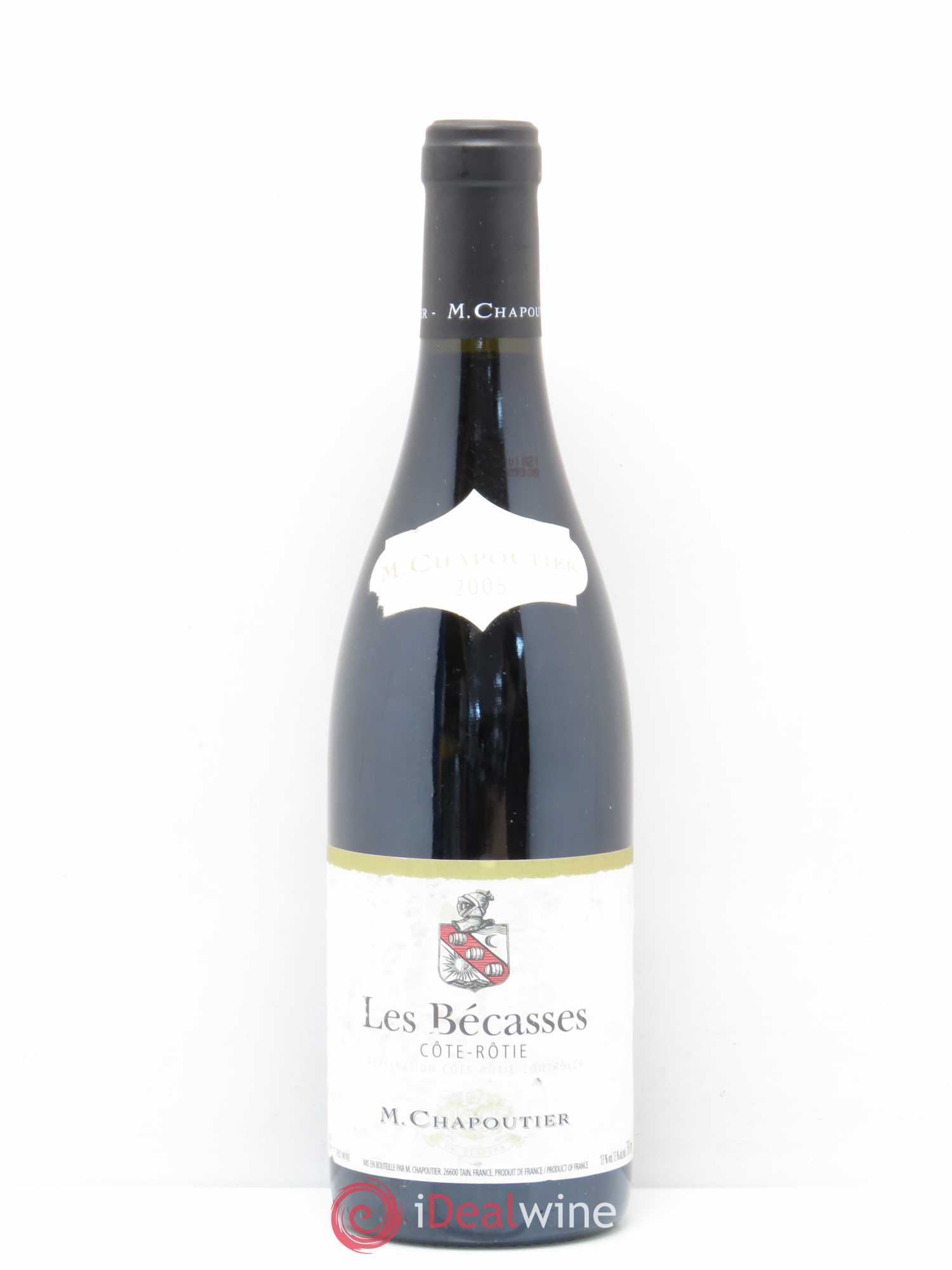Côte-Rôtie Les Bécasses Chapoutier 2005 - Lot de 1 bouteille - 0