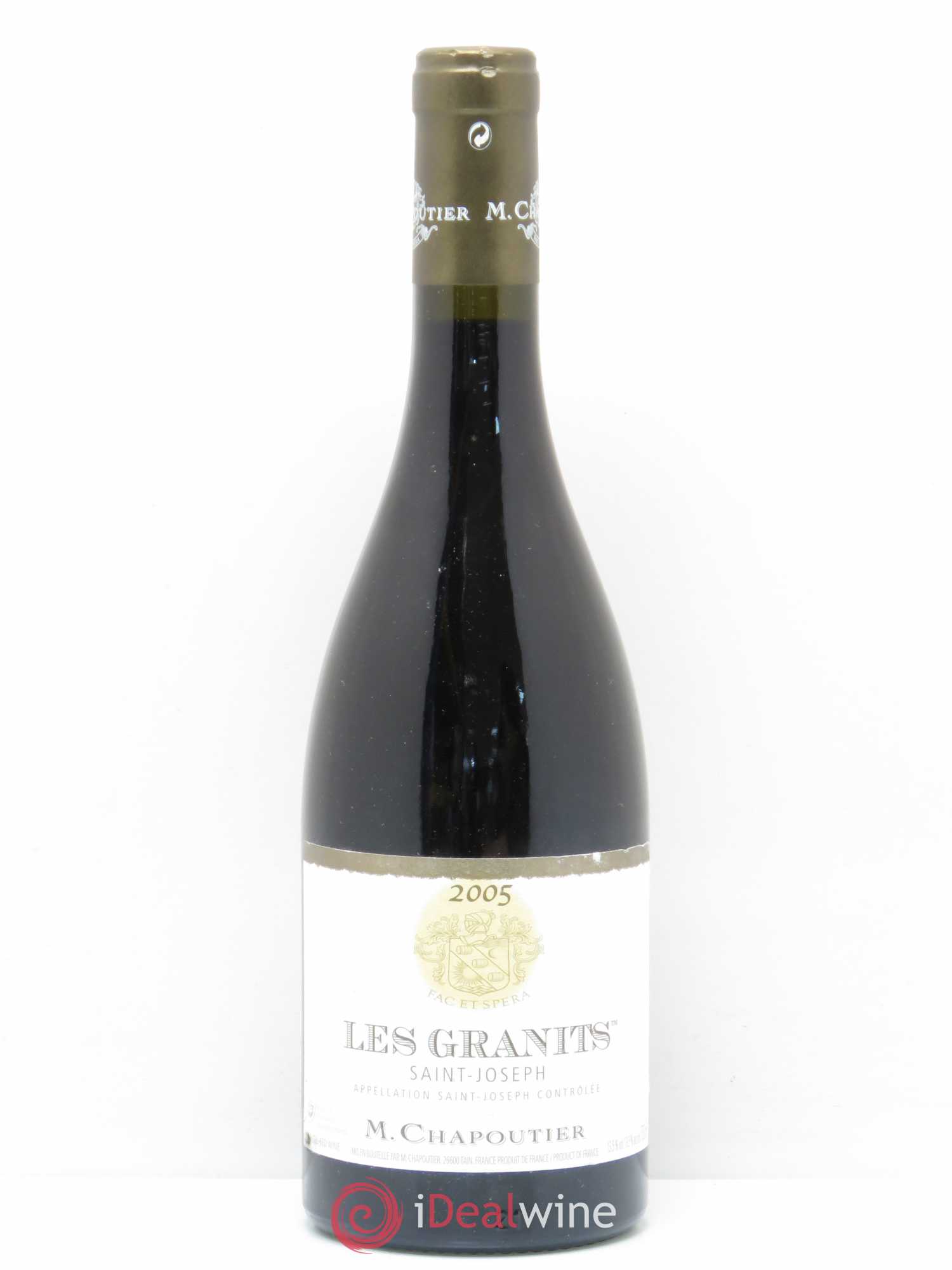 Saint-Joseph Les Granits Chapoutier 2005 - Lot de 1 bouteille - 0