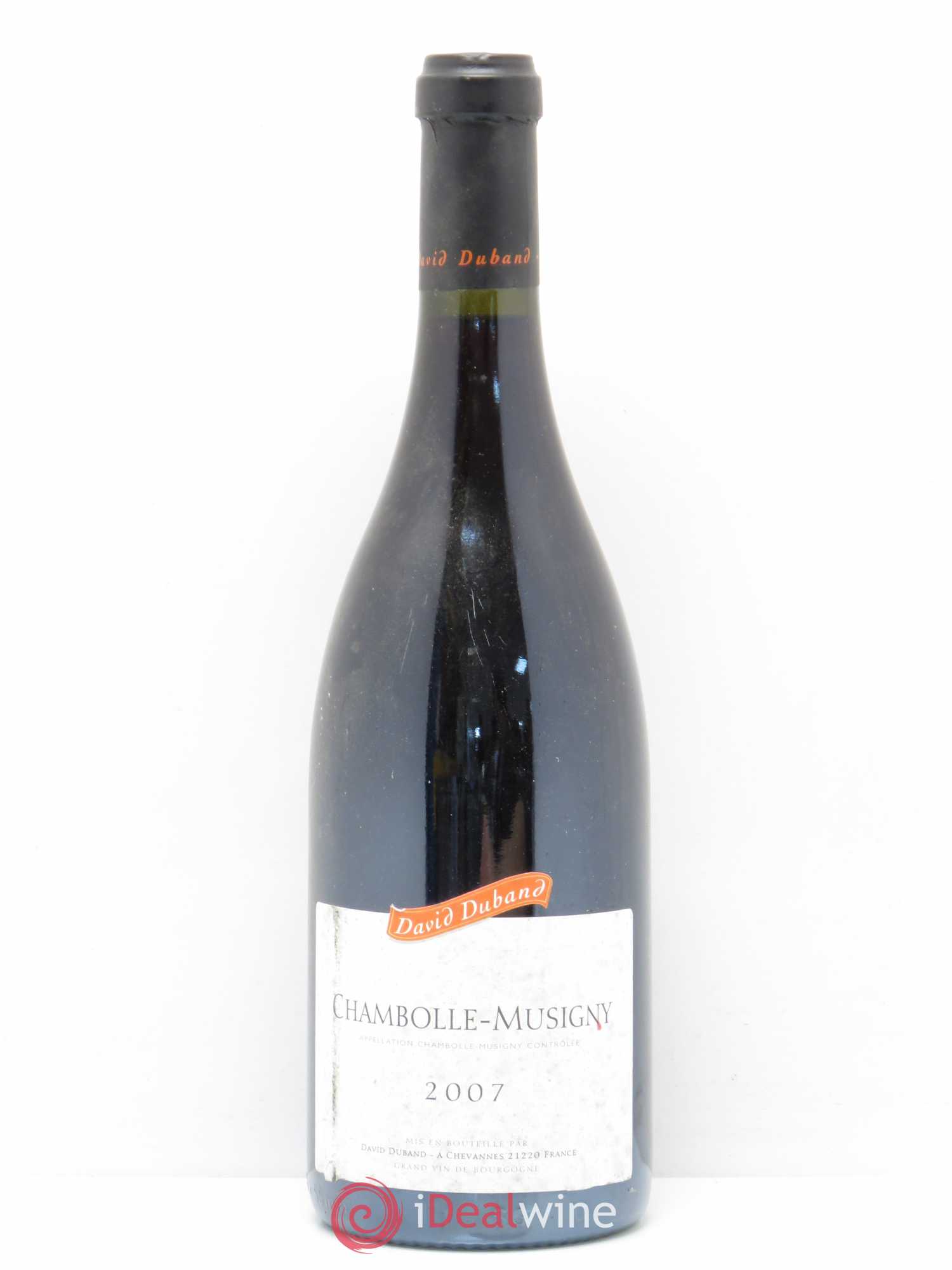Chambolle-Musigny David Duband (Domaine) 2007 - Lot de 1 bouteille - 0