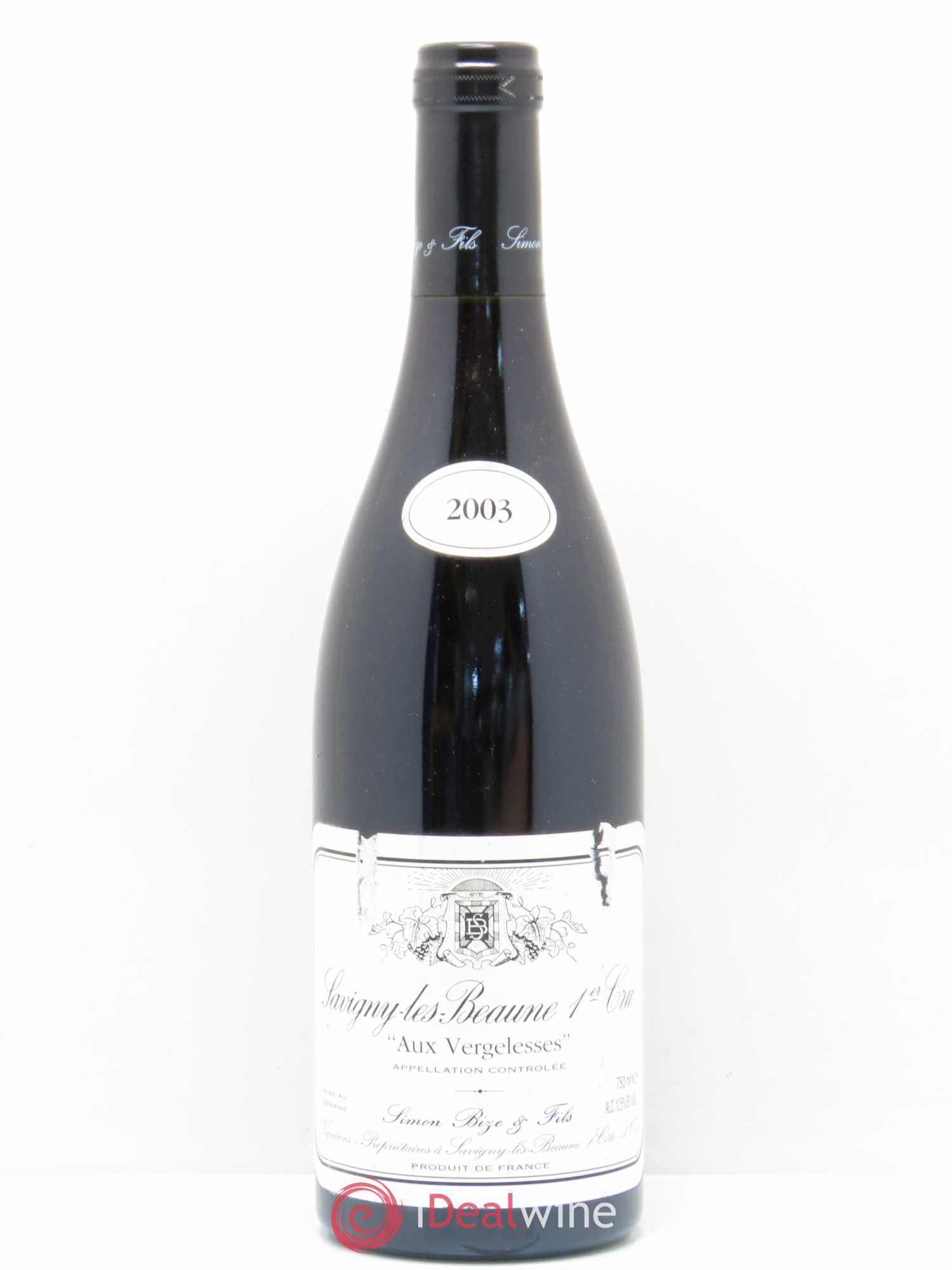 Savigny-lès-Beaune 1er Cru Aux Vergelesses Simon Bize & Fils 2003 - Lot de 1 bouteille - 0