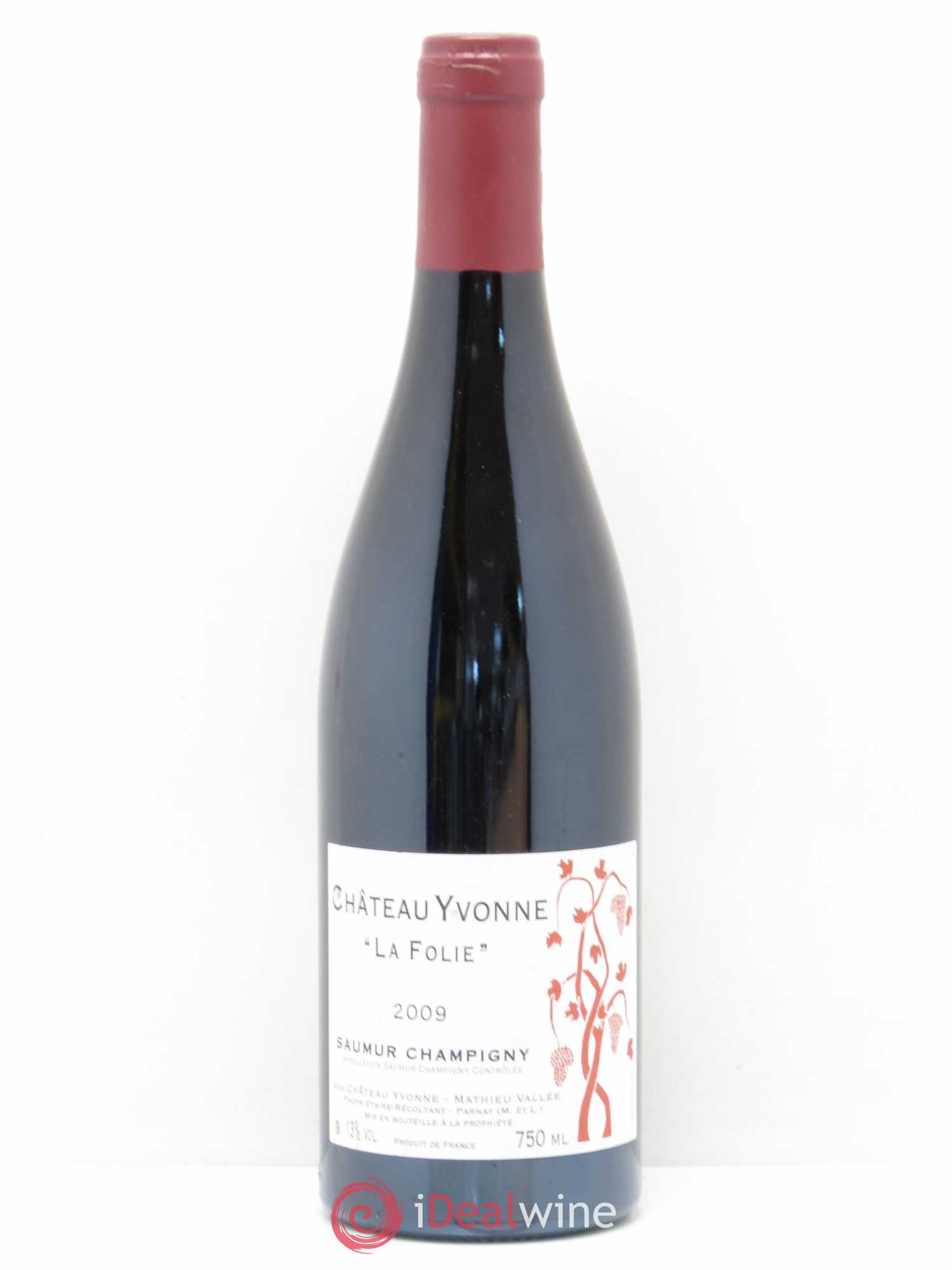 Saumur-Champigny Château Yvonne La Folie 2009 - Lot de 1 bouteille - 0