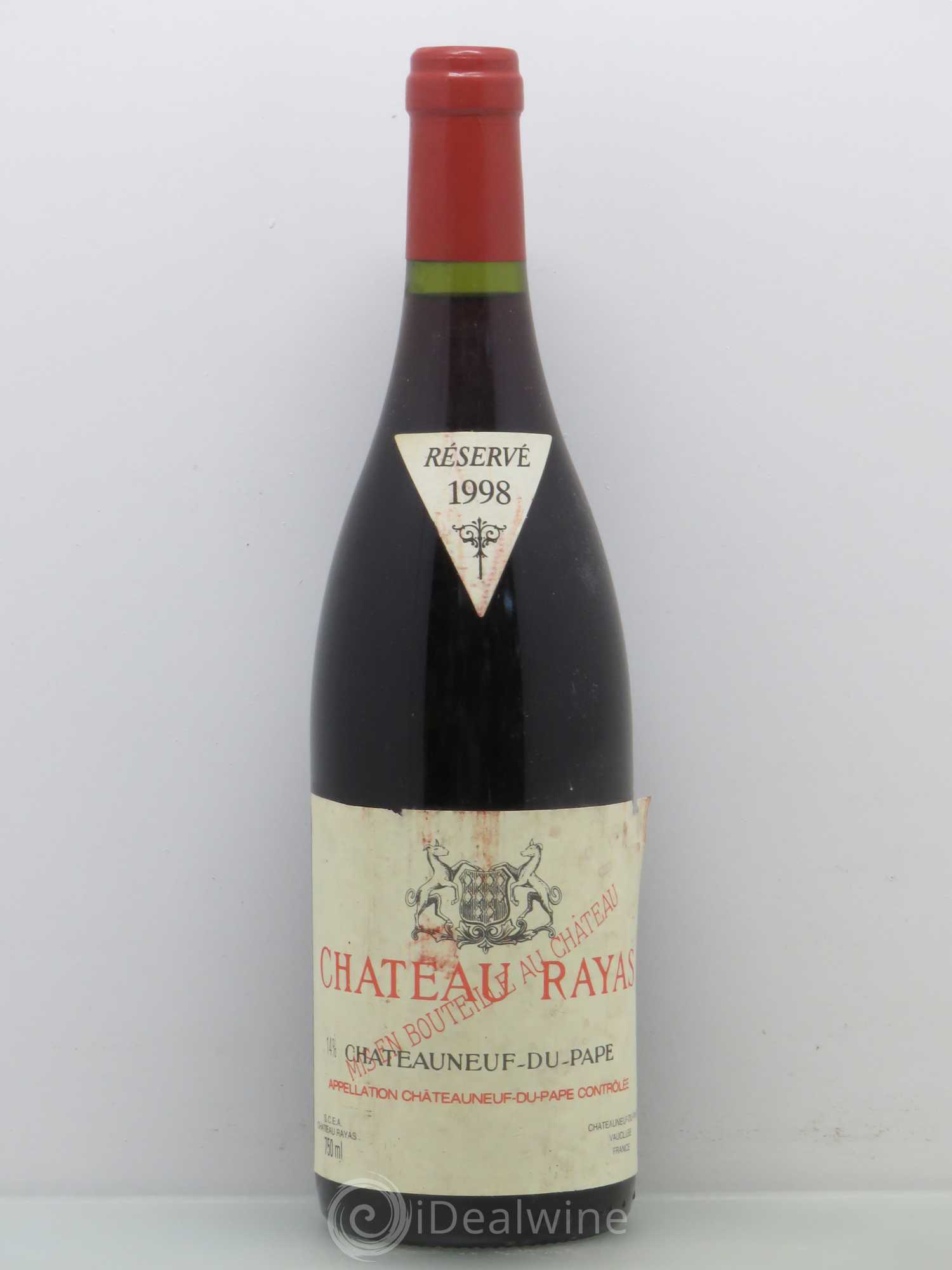 Châteauneuf-du-Pape Château Rayas Emmanuel Reynaud 1998 - Lot de 1 bouteille - 0