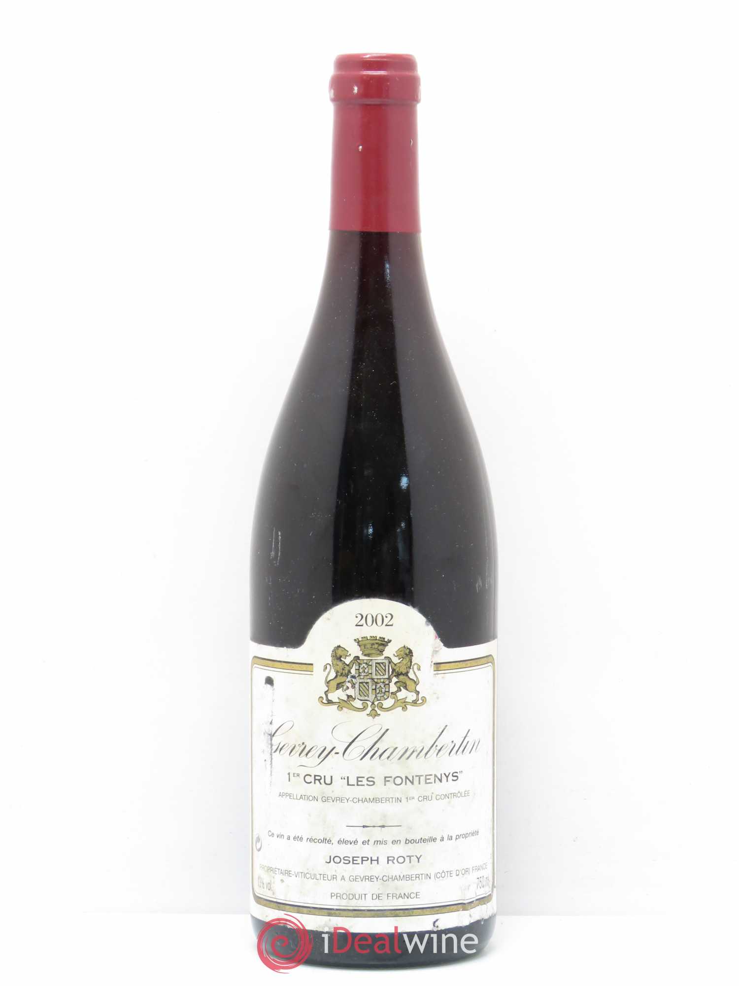 Gevrey-Chambertin 1er Cru Les Fontenys Joseph Roty (Domaine) 2002 - Lot de 1 bouteille - 0
