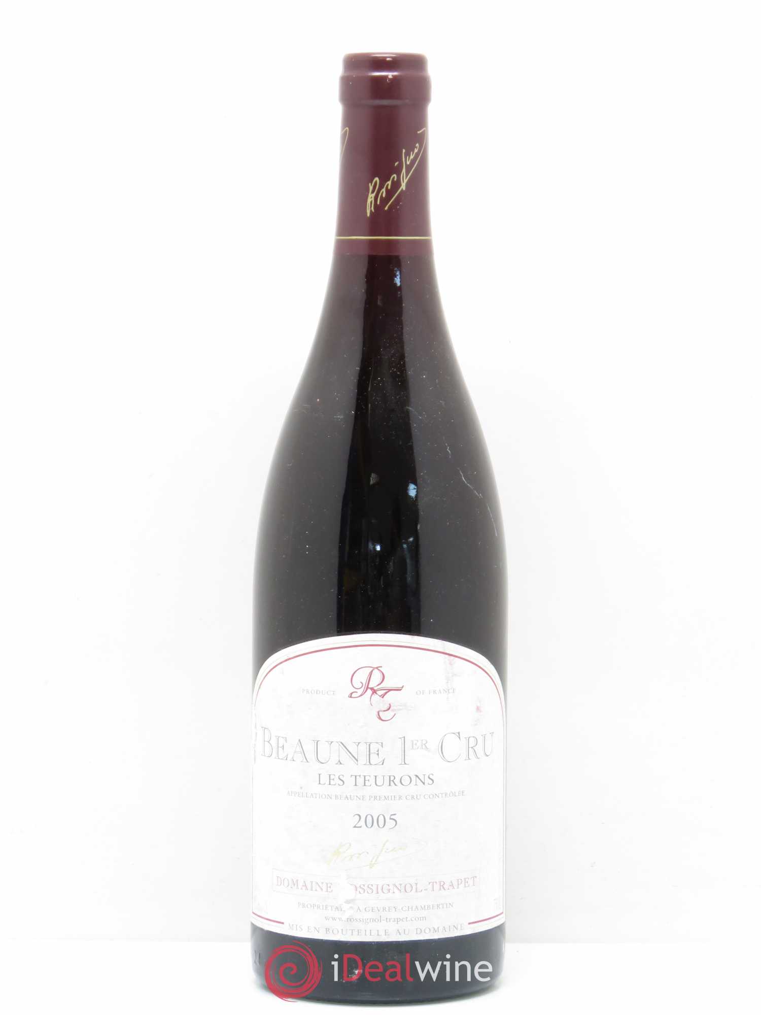 Beaune 1er Cru Les Teurons Rossignol-Trapet (Domaine) 2005 - Lot de 1 bouteille - 0