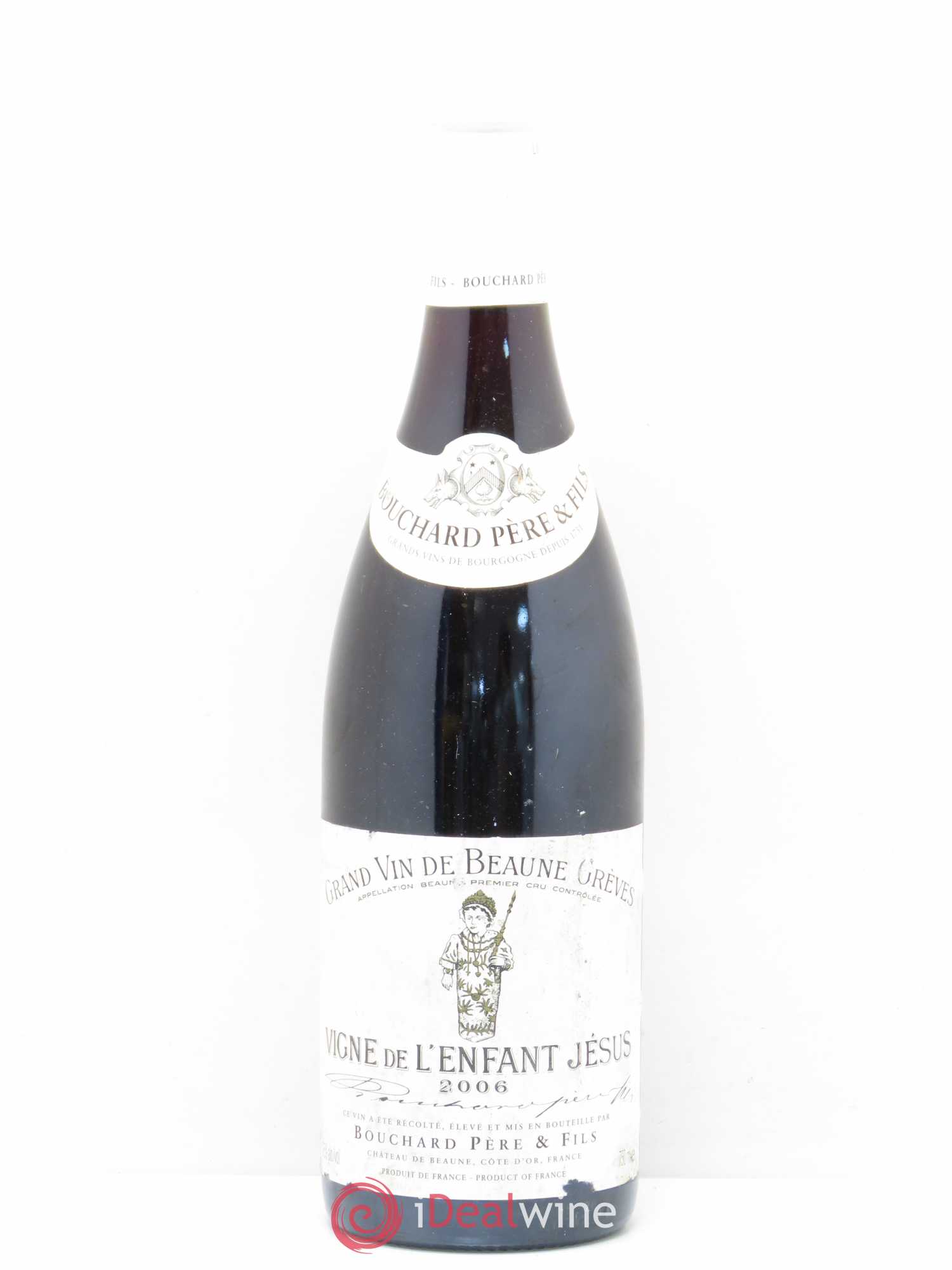 Beaune 1er Cru Grèves - Vigne de l'Enfant Jésus Bouchard Père & Fils 2006 - Lot de 1 bouteille - 0