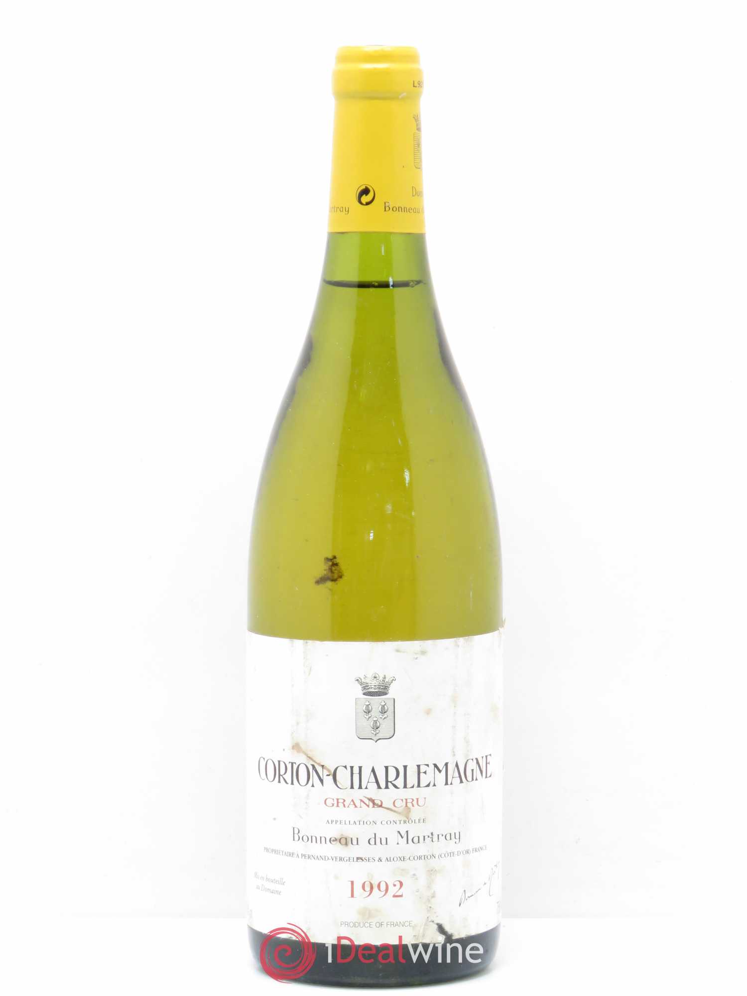 Corton Grand Cru Bonneau du Martray (Domaine) 1992 - Lot de 1 bouteille - 0