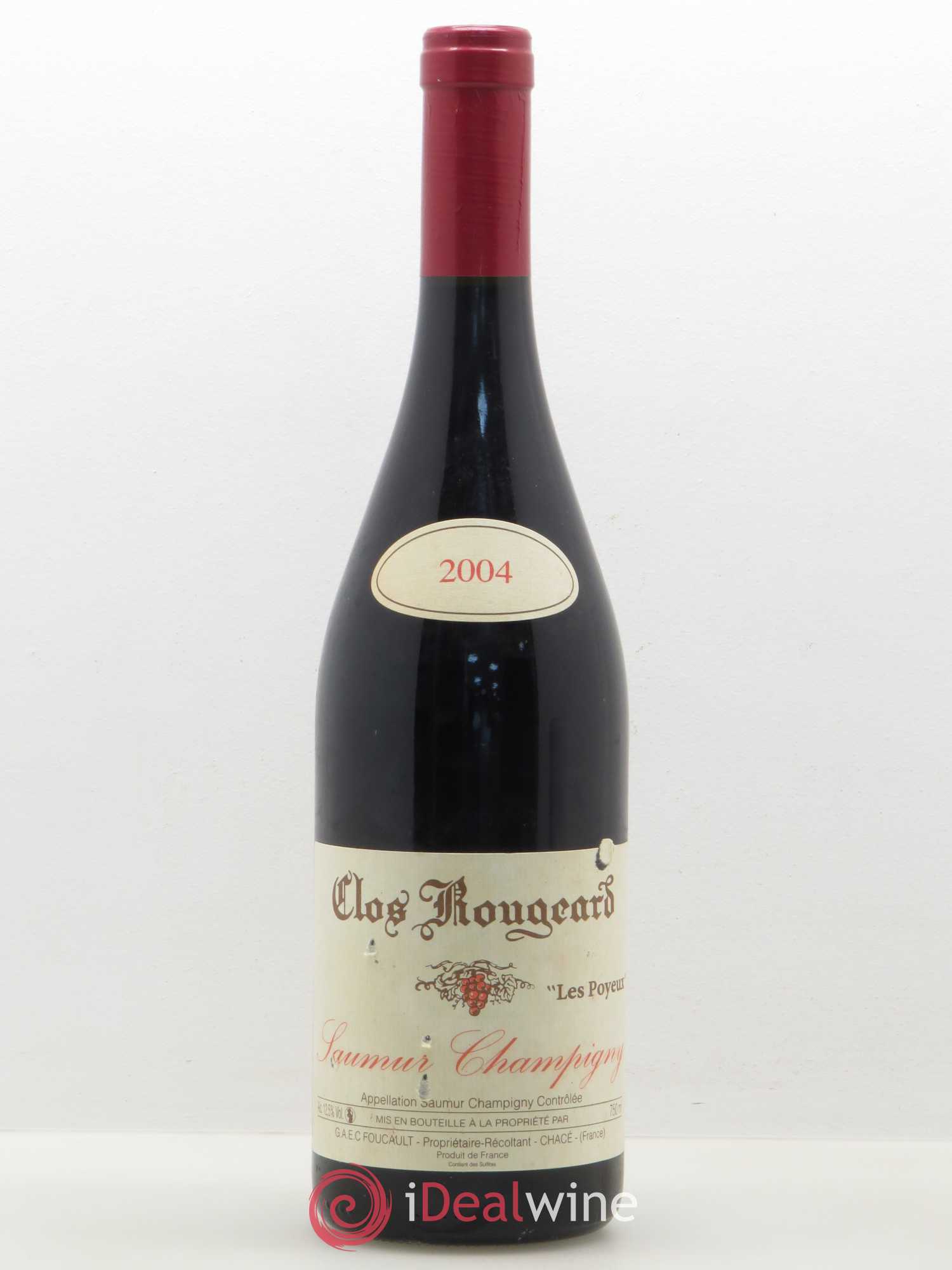 Saumur-Champigny Les Poyeux Clos Rougeard 2004 - Lot de 1 bouteille - 0