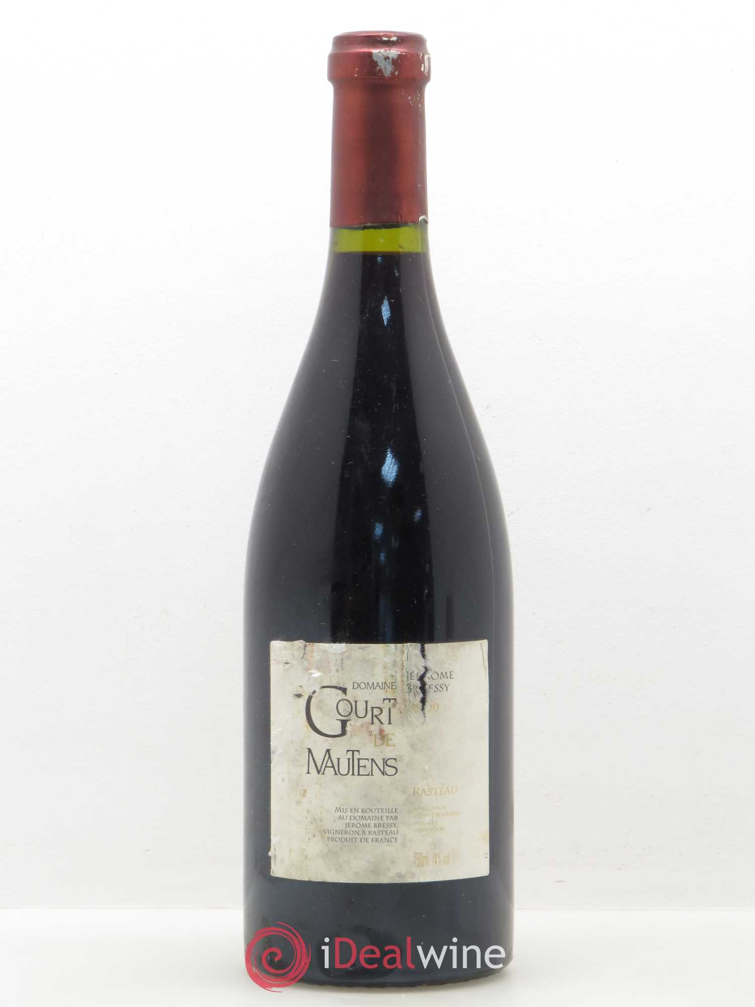 Rasteau Domaine Gourt de Mautens - Jérôme Bressy 2000 - Lot de 1 bouteille - 0