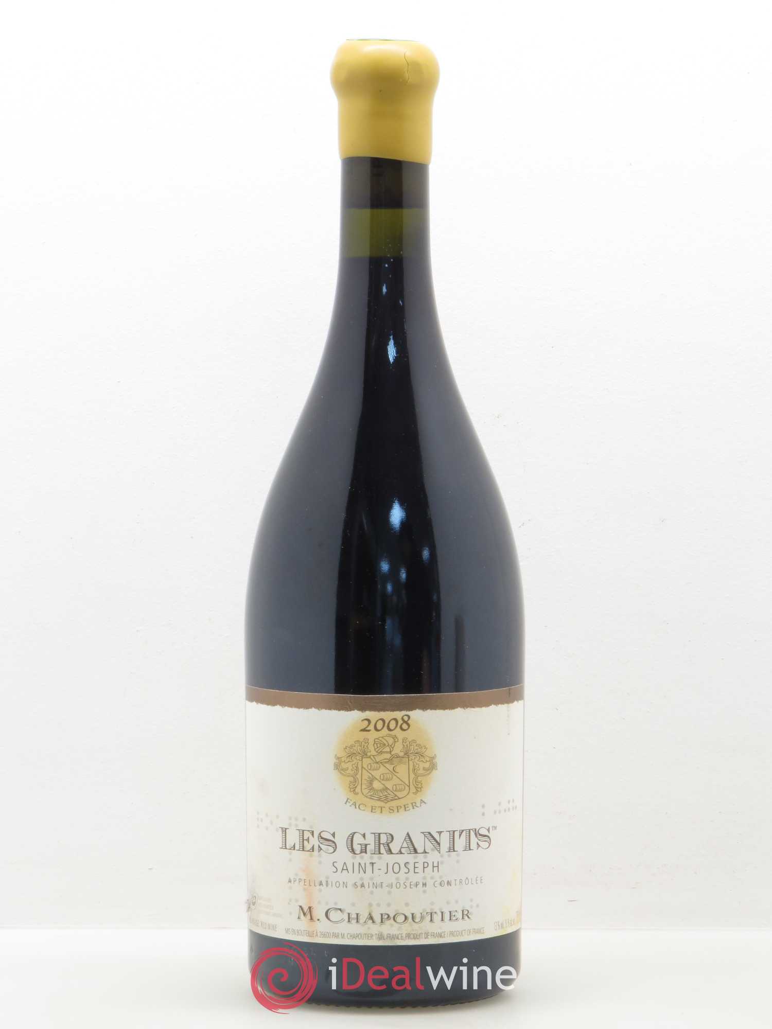 Saint-Joseph Les Granits Chapoutier 2008 - Lot de 1 bouteille - 0