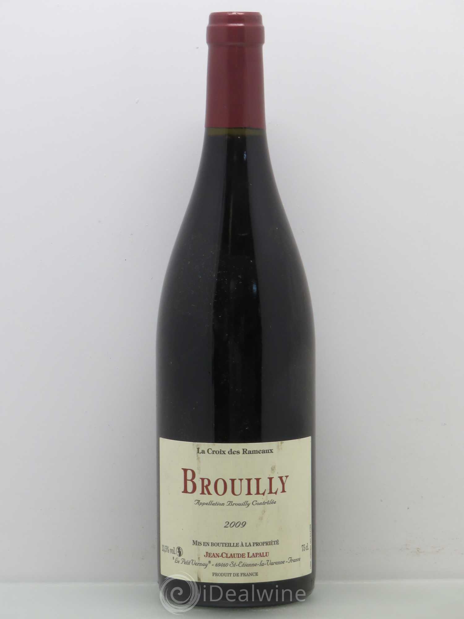 Brouilly Croix des Rameaux - Lapalu 2009 - Lot de 1 bouteille - 0
