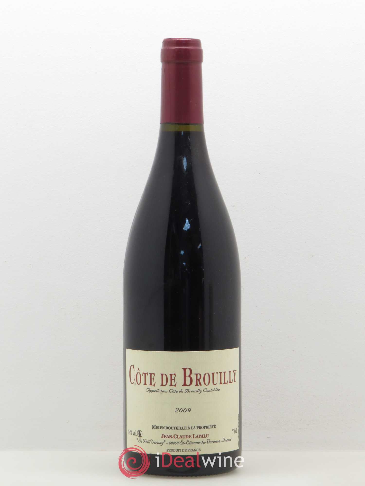 Côte de Brouilly J.C Lapalu 2009 - Lot de 1 bouteille - 0