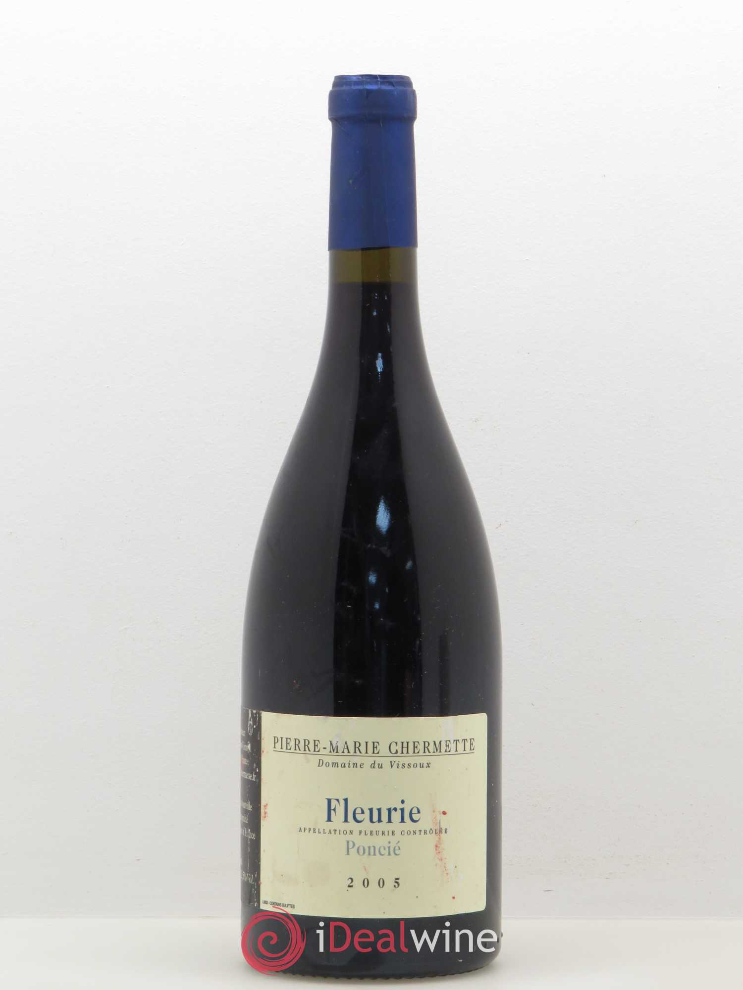 Fleurie Poncié Domaine du Vissoux - P-M. Chermette 2005 - Lot de 1 bouteille - 0