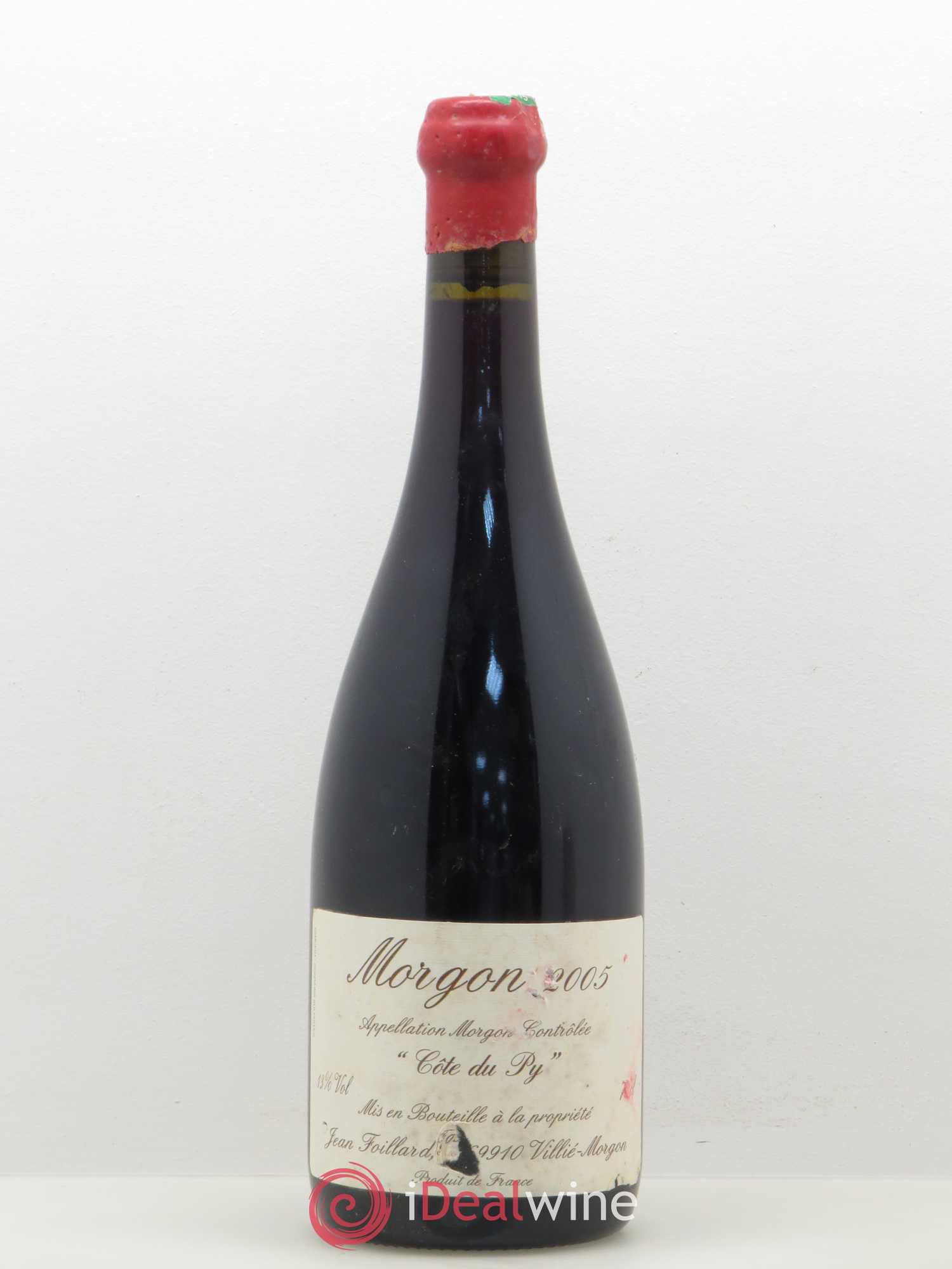 Morgon Côte du Py Jean Foillard 2005 - Lot de 1 bouteille - 0