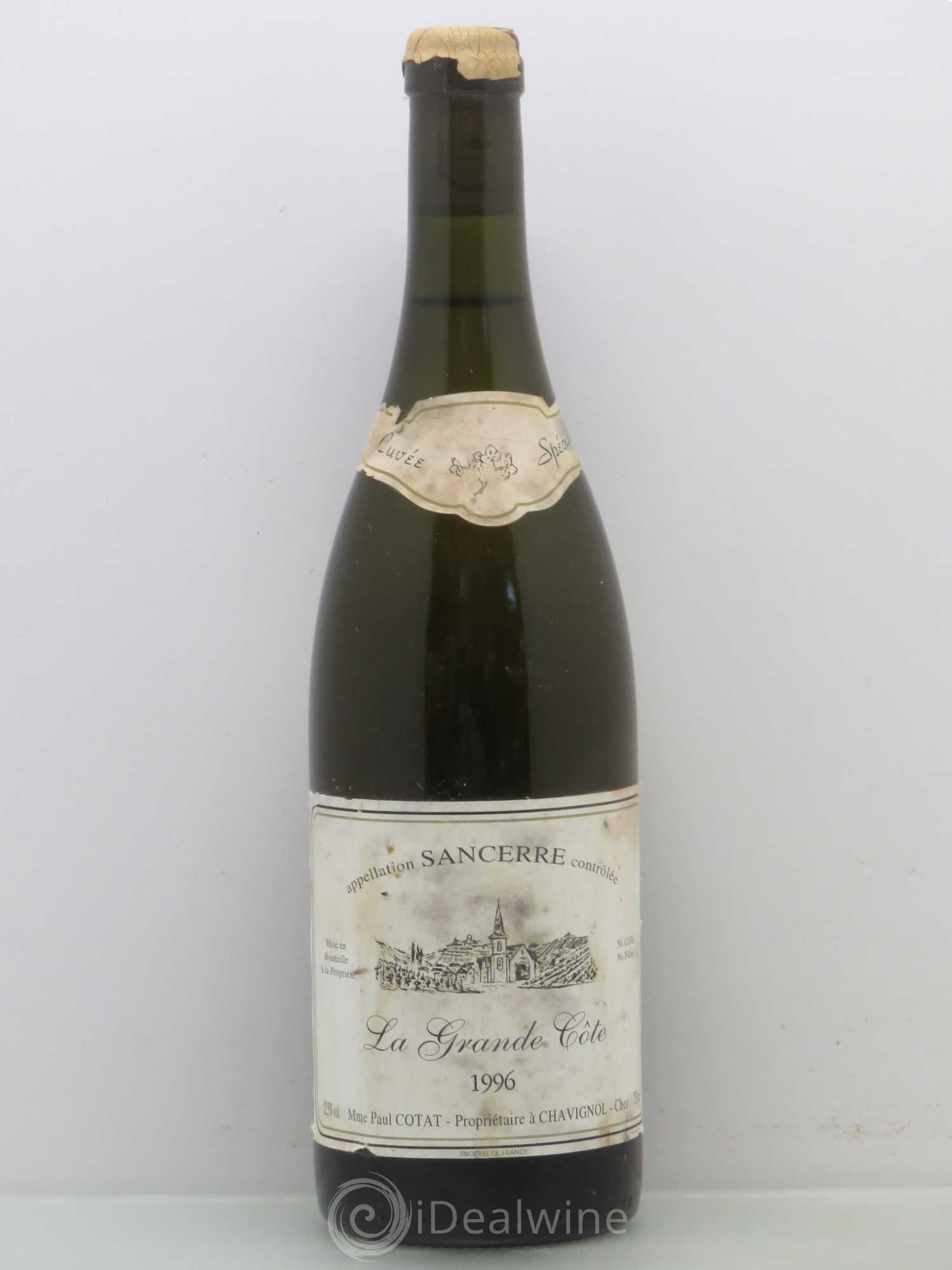 Sancerre La Grande Côte François Cotat Cuvée Spéciale - Mme Paul Cotat 1996 - Posten von 1 Flasche - 0