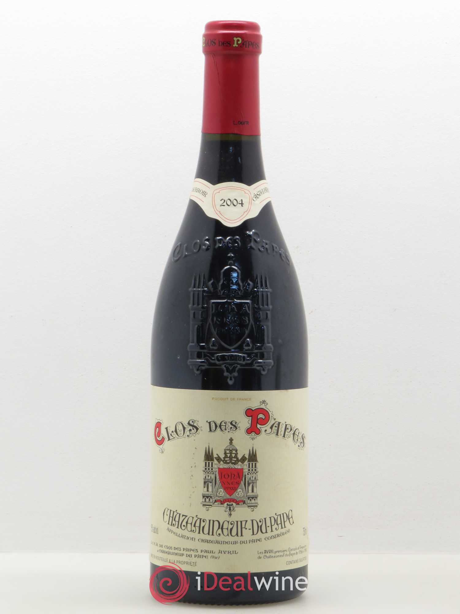 Châteauneuf-du-Pape Clos des Papes - Paul Avril 2004 - Lot de 1 bouteille - 0