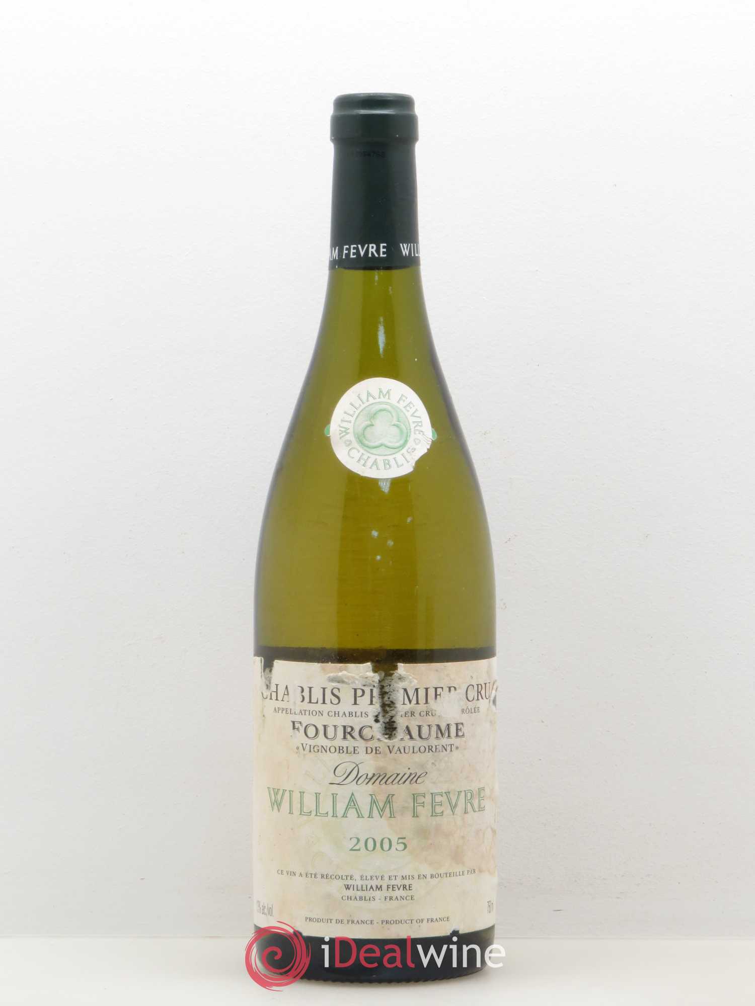 Chablis 1er Cru Vaulorent William Fèvre Fourchaume 2005 - Lot de 1 bouteille - 0